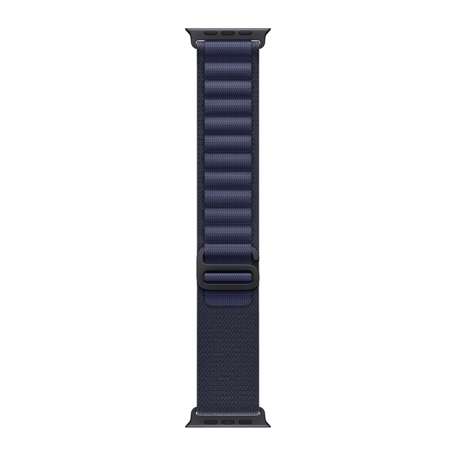 Apple Polyester, Spandex & Black Titanium Alpine Loop for Apple Watch (44mm / 45mm / 46mm / 49mm, Medium) (Corrosion Resistant, Navy)_1