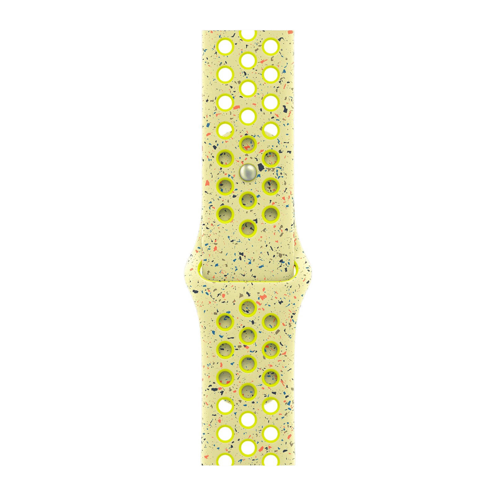 Apple Aluminium & Fluoroelastomer Nike Sport Band for Apple Watch (44mm / 45mm / 46mm / 49mm, S/M) (Durable & Strong, Volt Splash) Apple Aluminium & Fluoroelastomer Nike Sport Band for Apple Watch (44mm / 45mm / 46mm / 49mm, S/M) (Durable & Strong, Volt Splash)_1