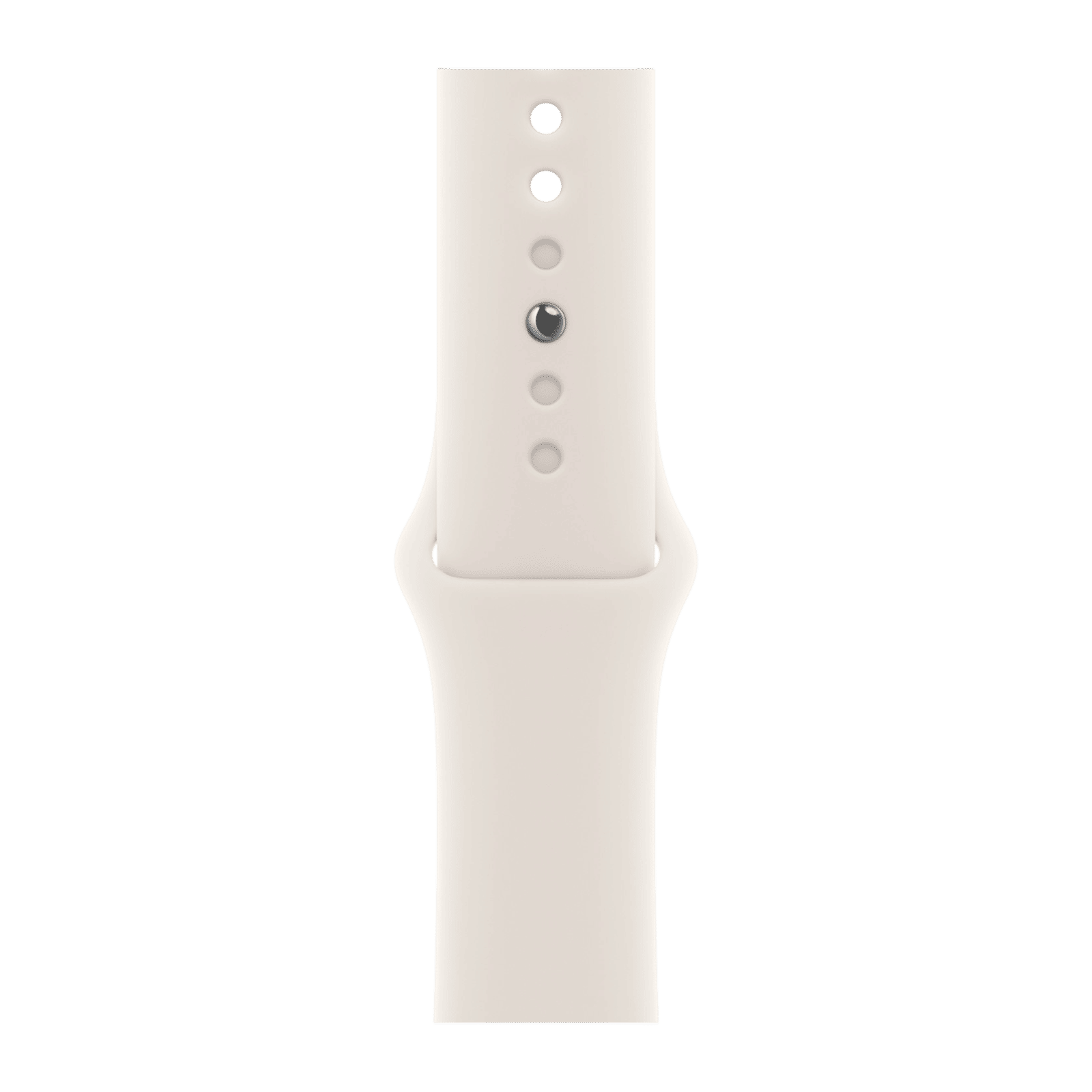 Apple Fluoroelastomer Sport Band for Apple Watch (38mm / 40mm / 41mm, S/M) (Durable & Strong, Starlight)_1