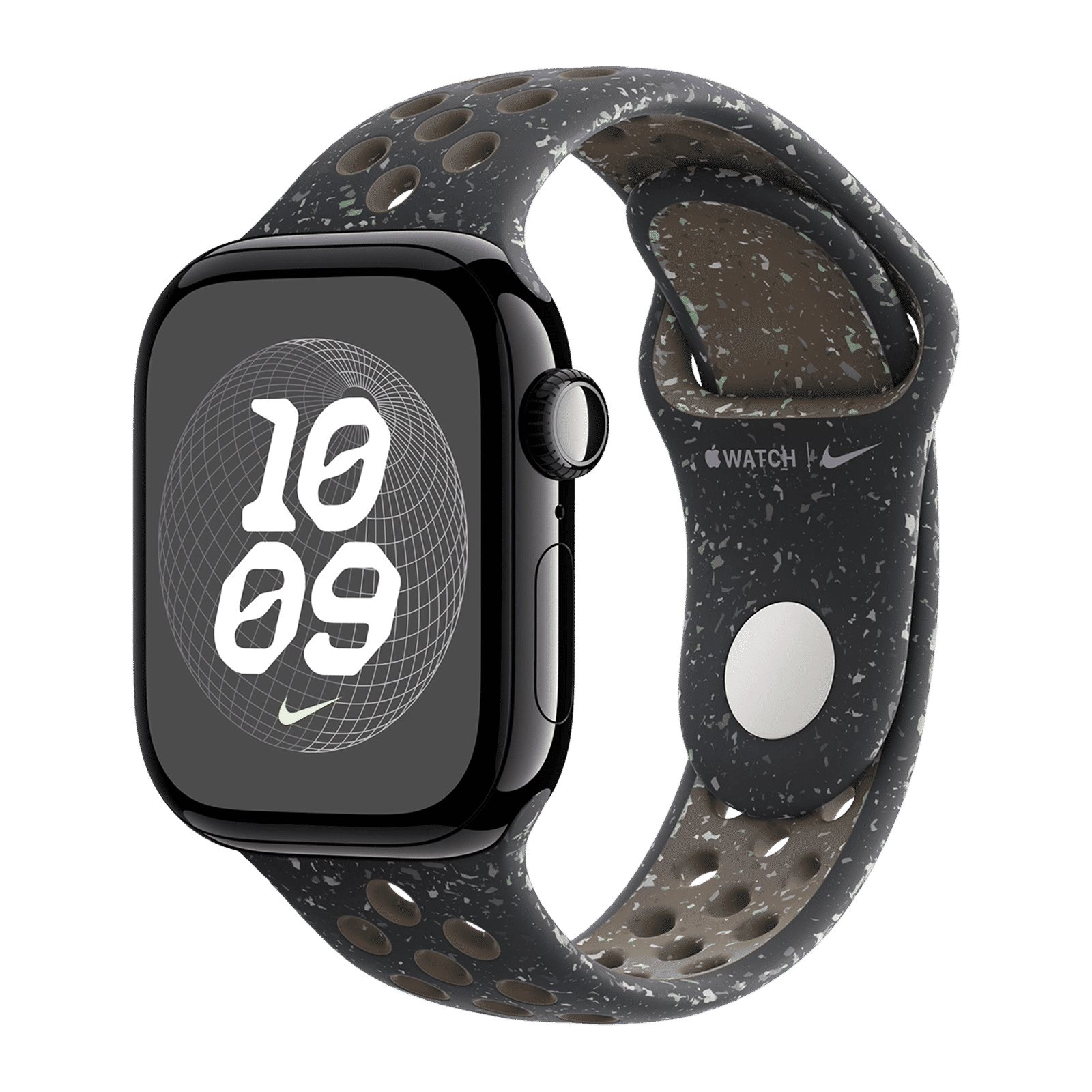 Apple Aluminium & Fluoroelastomer Nike Sport Band for Apple Watch (38mm / 40mm / 41mm / 42mm, S/M) (Durable & Strong, Midnight Sky)_2