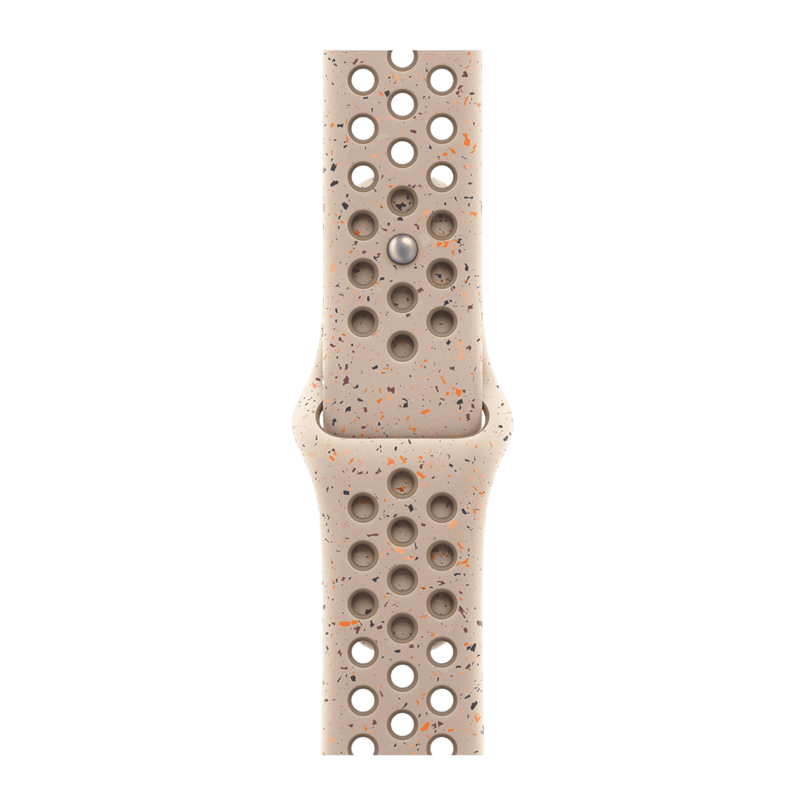 Apple Aluminium & Fluoroelastomer Nike Sport Band for Apple Watch (38mm / 40mm / 41mm / 42mm, S/M) (Durable & Strong, Desert Stone)_1