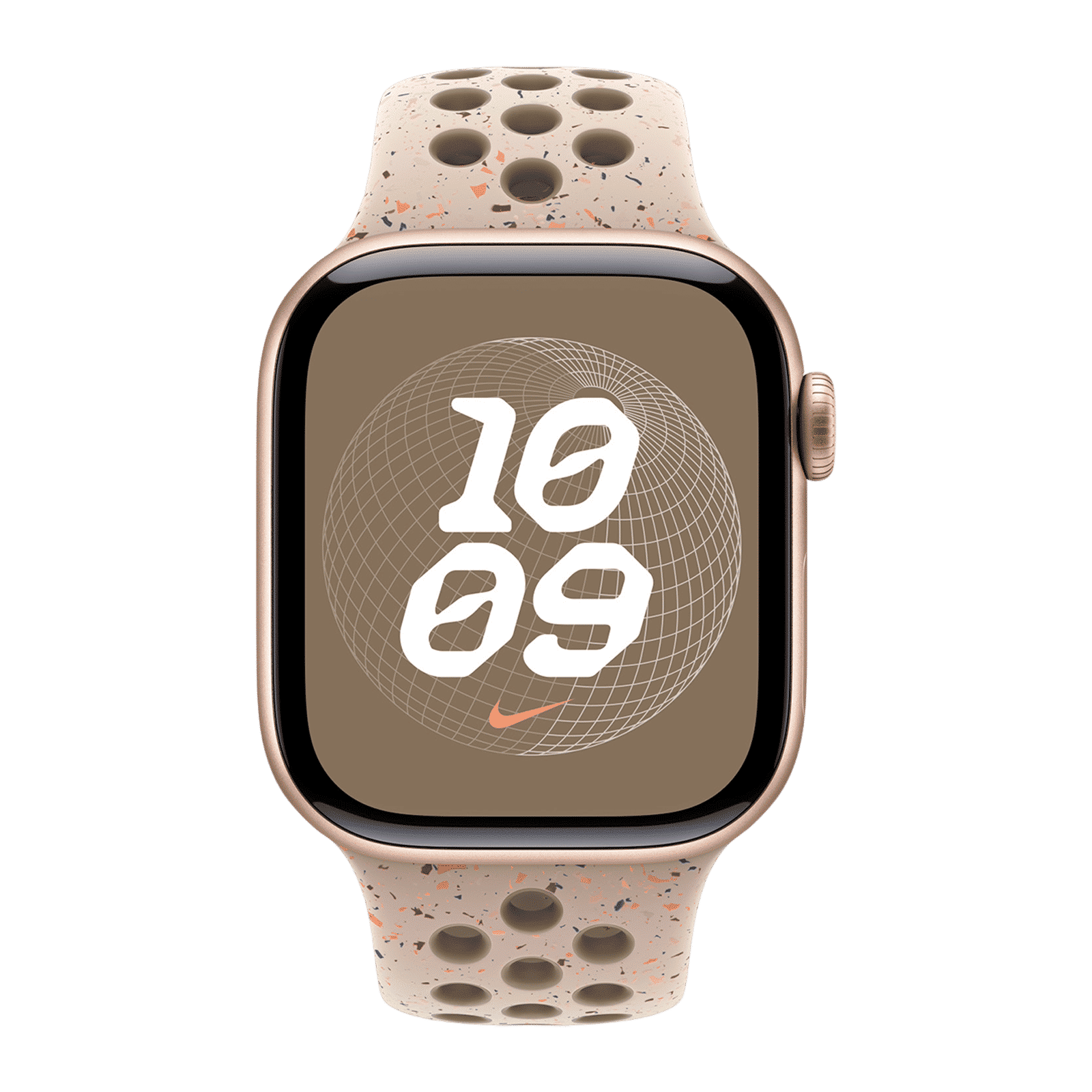 Apple Aluminium & Fluoroelastomer Nike Sport Band for Apple Watch (38mm / 40mm / 41mm / 42mm, S/M) (Durable & Strong, Desert Stone)_3