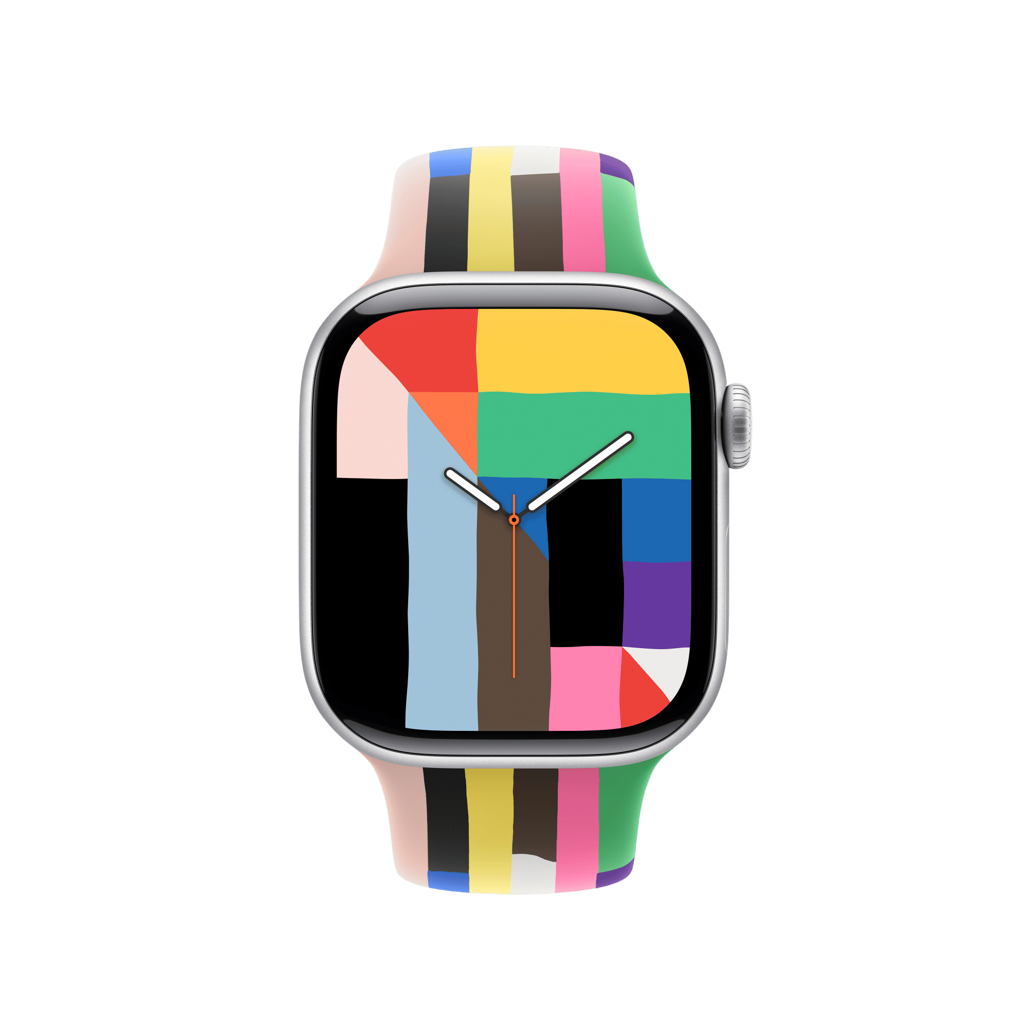 Apple Fluoroelastomer Sport Band for Apple (38mm / 40mm / 41mm / 42mm, M / L) (Pin-and-tuck Closure, Pride Edition)_3