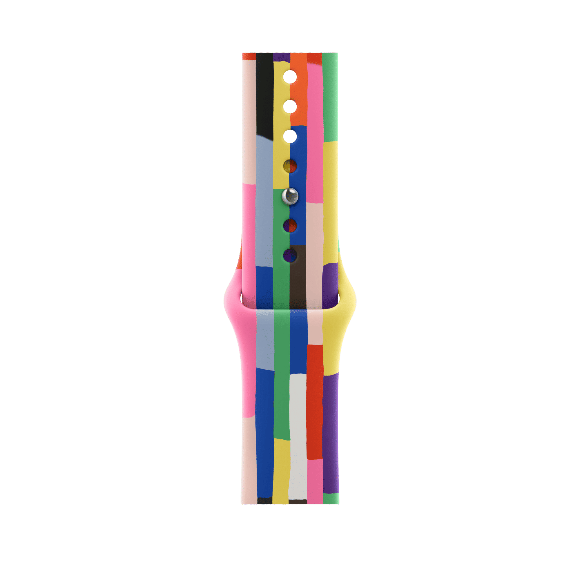 Apple Fluoroelastomer Sport Band for Apple (44mm / 45mm / 46mm / 49mm, S / M) (Pin-and-tuck Closure, Pride Edition)_1