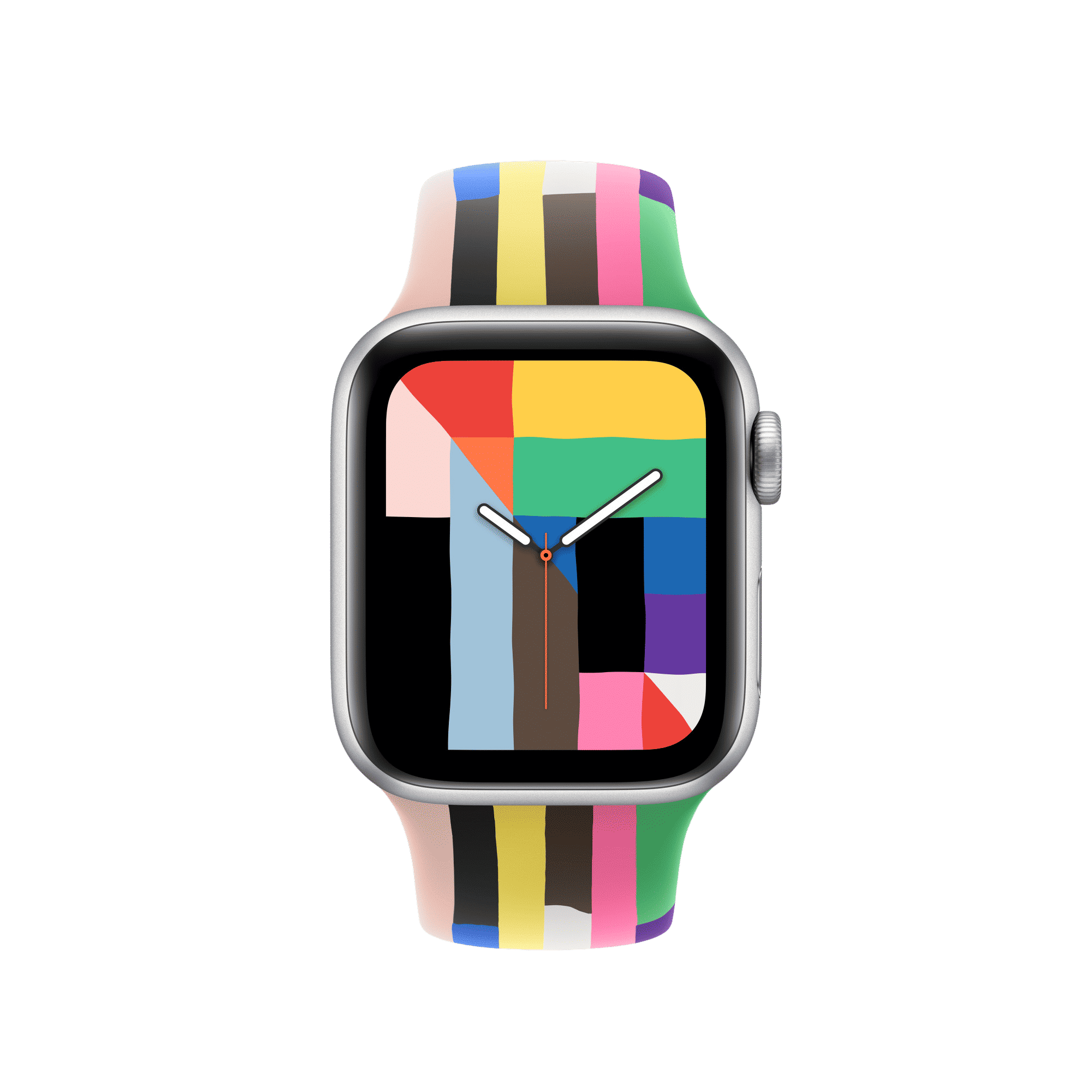 Apple Fluoroelastomer Sport Band for Apple (38mm / 40mm / 41mm, S / M) (Pin-and-tuck Closure, Pride Edition)_3