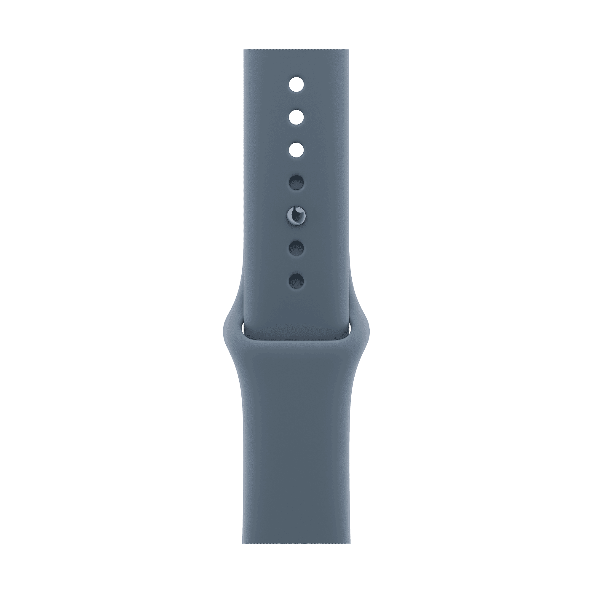 Apple Fluoroelastomer Sport Band for Apple Watch (38mm / 40mm / 41mm / 42mm, S/M) (Durable & Strong, Anchor Blue)_1