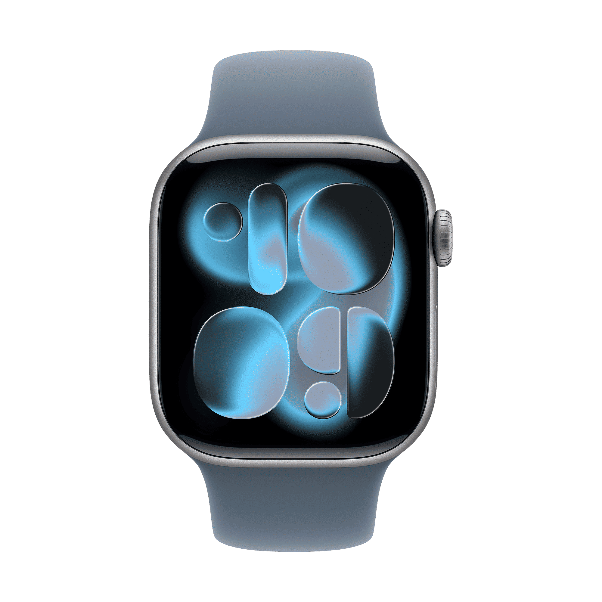 Apple Fluoroelastomer Sport Band for Apple Watch (38mm / 40mm / 41mm / 42mm, S/M) (Durable & Strong, Anchor Blue)_3