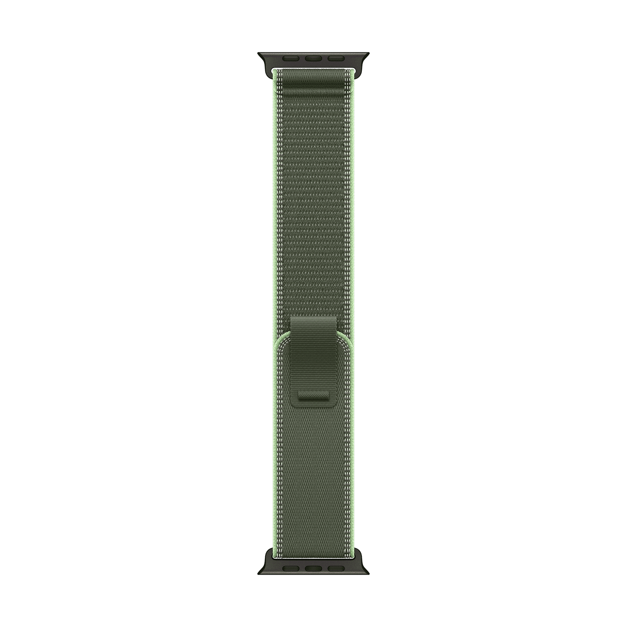 Apple Polyester, Spandex, Nylon & Black Titanium Trail Loop for Apple (44mm / 45mm / 46mm / 49mm, S/M) (Ultra-Thin, Green & Neon)_1