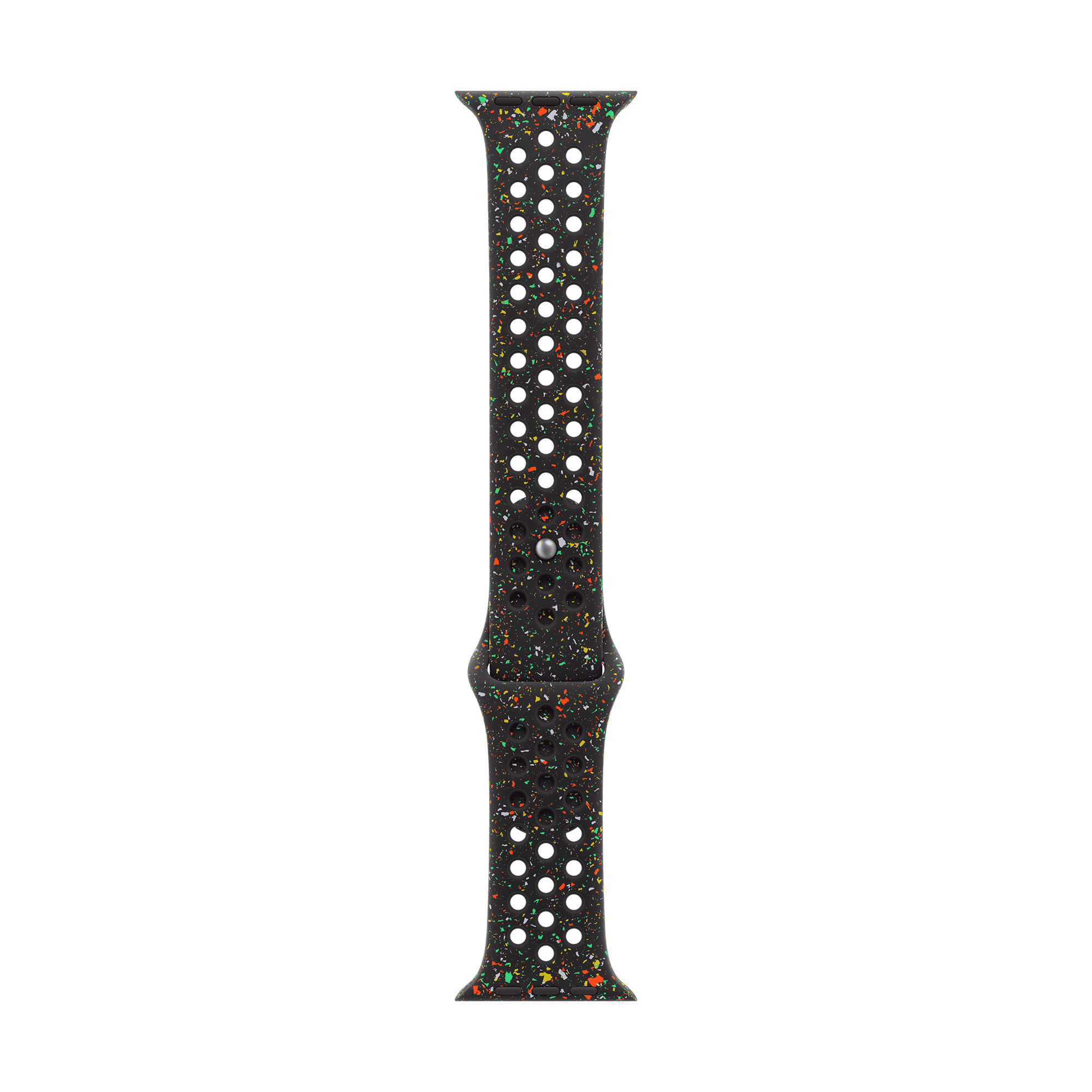 Apple Aluminium & Fluoroelastomer Nike Sport Band for Apple (38mm / 40mm / 41mm / 42mm, M/L) (Strong & Durable, Midnight Black)_2