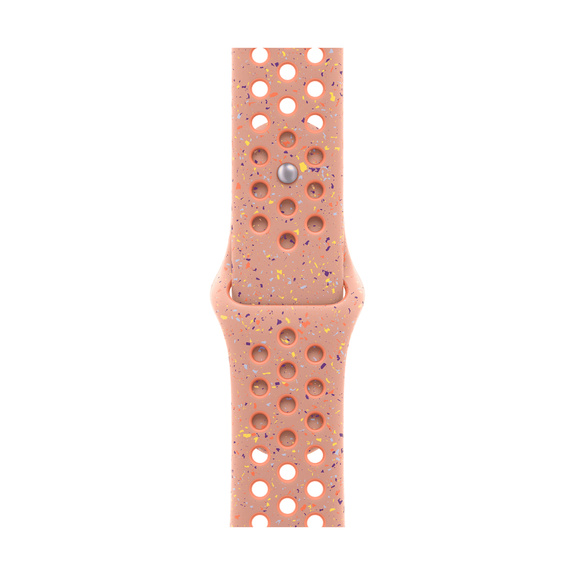Apple Aluminium & Fluoroelastomer Nike Sport Band for Apple (44mm / 45mm / 46mm / 49mm, S/M) (Strong & Durable, Alpenglow Pink)_1