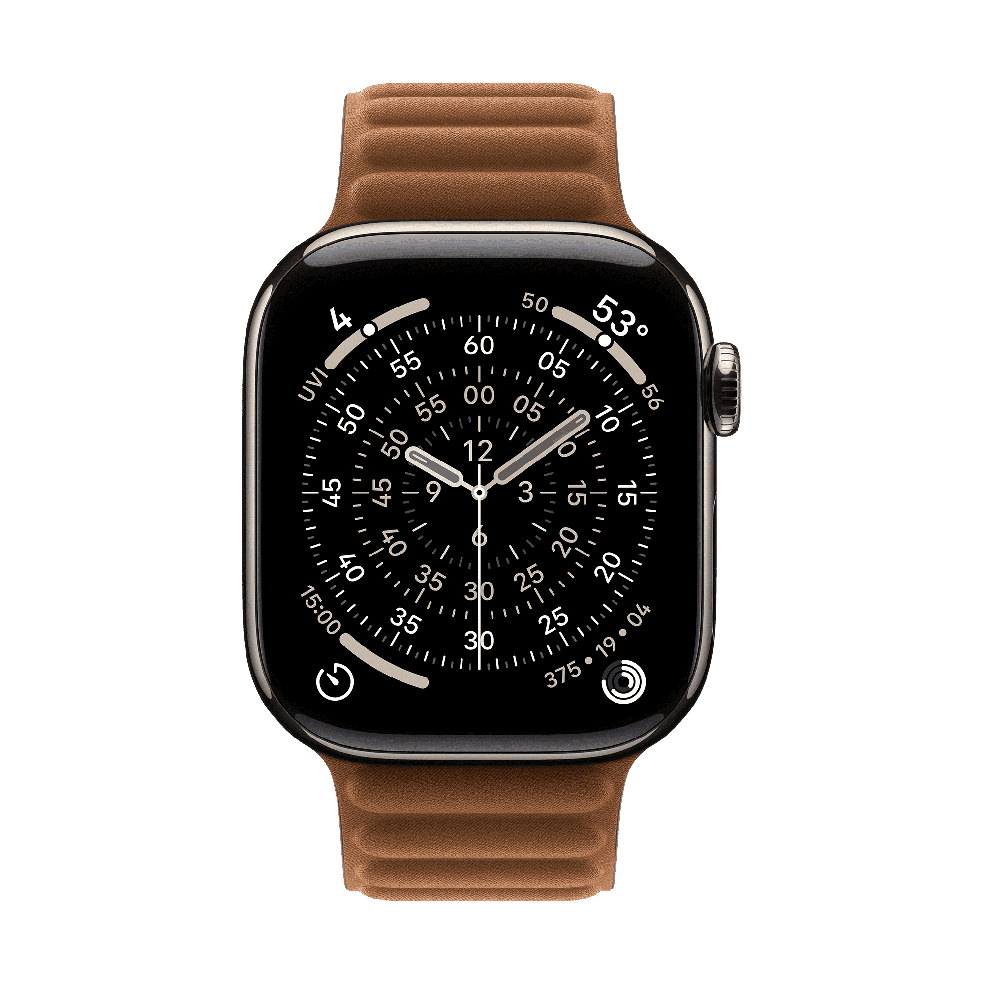 Apple Polyester Magnetic Link for Apple (38mm / 40mm / 41mm / 42mm, S/M) (Secure & Comfortable, Caramel)_3