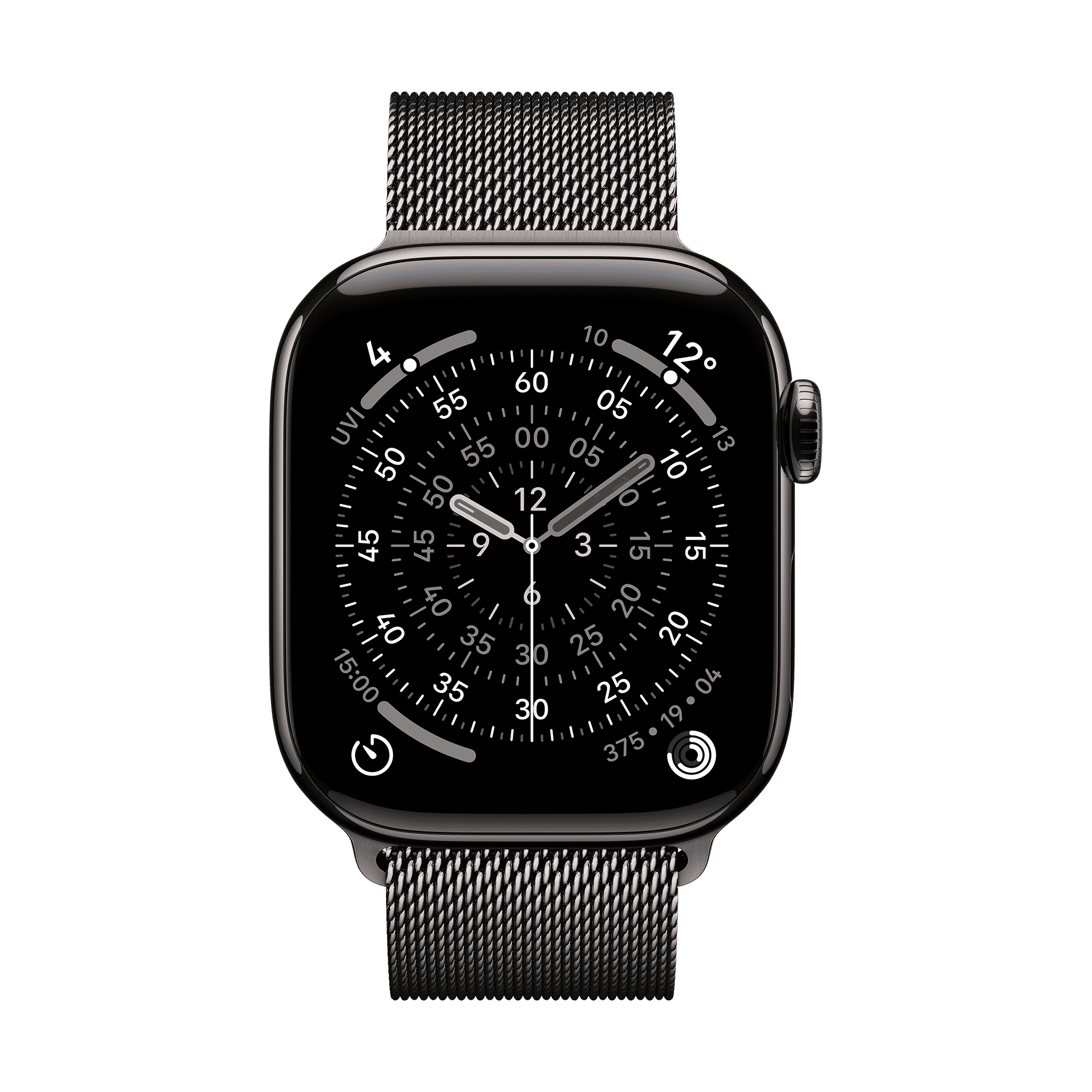 Apple Stainless Steel Milanese Loop for Apple (38mm / 40mm / 41mm / 42mm) (Physical Vapour Deposition Layer, Slate) Apple Stainless Steel Milanese Loop for Apple (38mm / 40mm / 41mm / 42mm) (Physical Vapour Deposition Layer, Slate)_3
