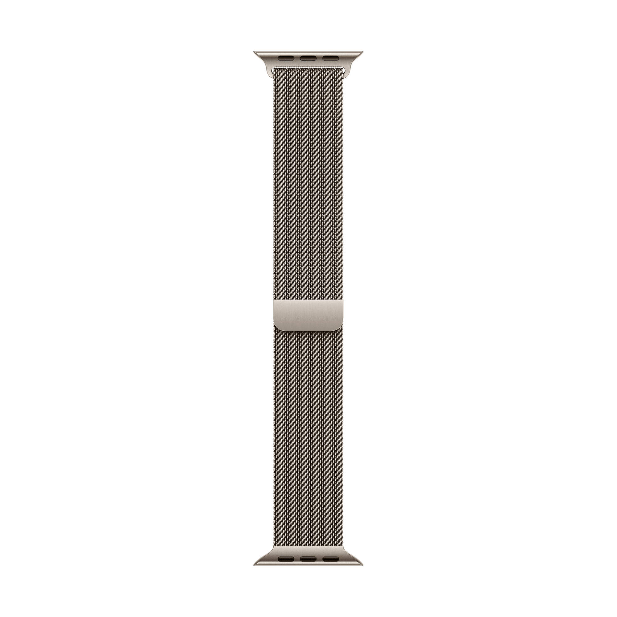 Apple Stainless Steel Milanese Loop for Apple (44mm / 45mm / 46mm / 49mm, S/M) (Physical Vapour Deposition Layer, Natural)_2