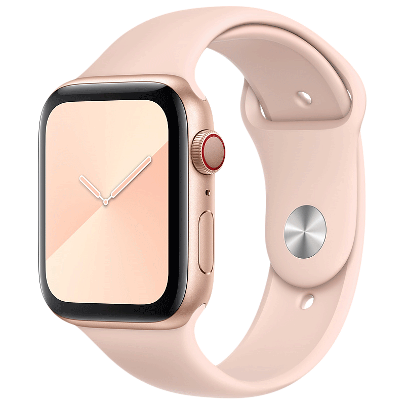 Apple Fluoroelastomer Sport Band for Apple iWatch (42mm / 44mm) (Innovative and Secure Closure) (Pink Sand)_2