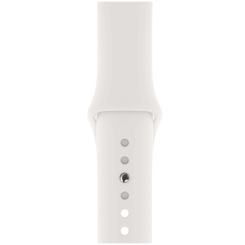 Apple Fluoroelastomer Sport Band for Apple iWatch (38mm / 40mm) (Elegant and Versatile Finish) (White)_1