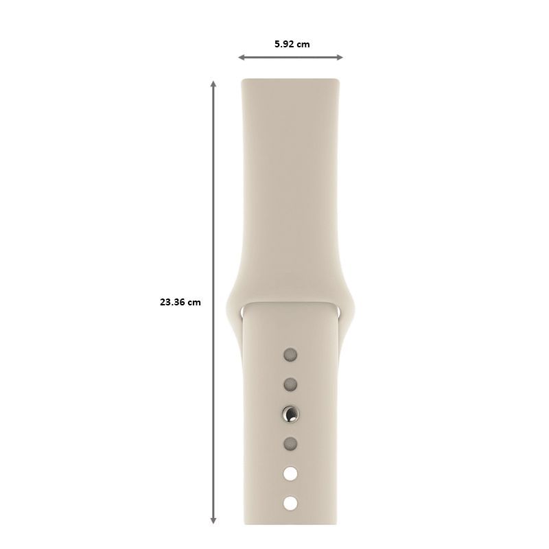 Apple Fluoroelastomer Strap for Apple iWatch (42mm / 44mm) (Stone)_4