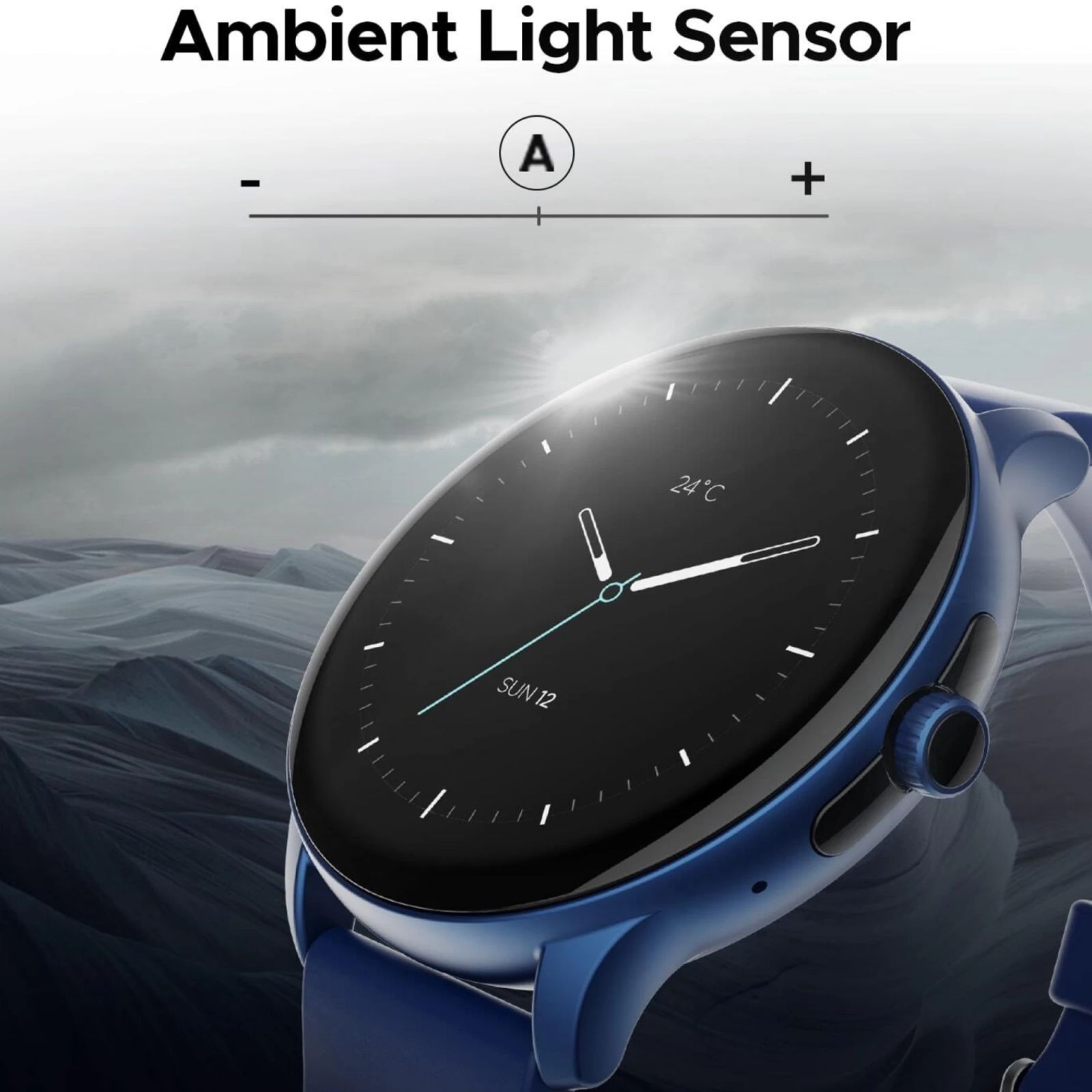 boAt Lunar Connect Pro Smartwatch with Bluetooth Calling (35.30mm AMOLED Display, IP68 Water Resistant, Deep Blue Strap)_3