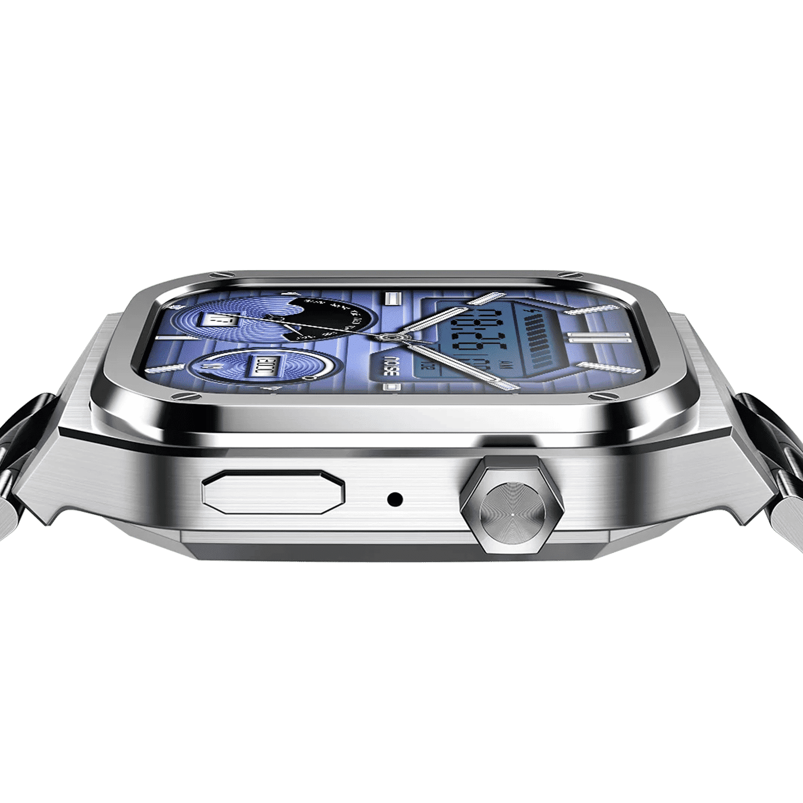 noise ColorFit Chrome Smartwatch with Bluetooth Calling (46.9mm AMOLED Display, IP68 Water Resistant, Elite Silver Strap) noise ColorFit Chrome Smartwatch with Bluetooth Calling (46.9mm AMOLED Display, IP68 Water Resistant, Elite Silver Strap)_6