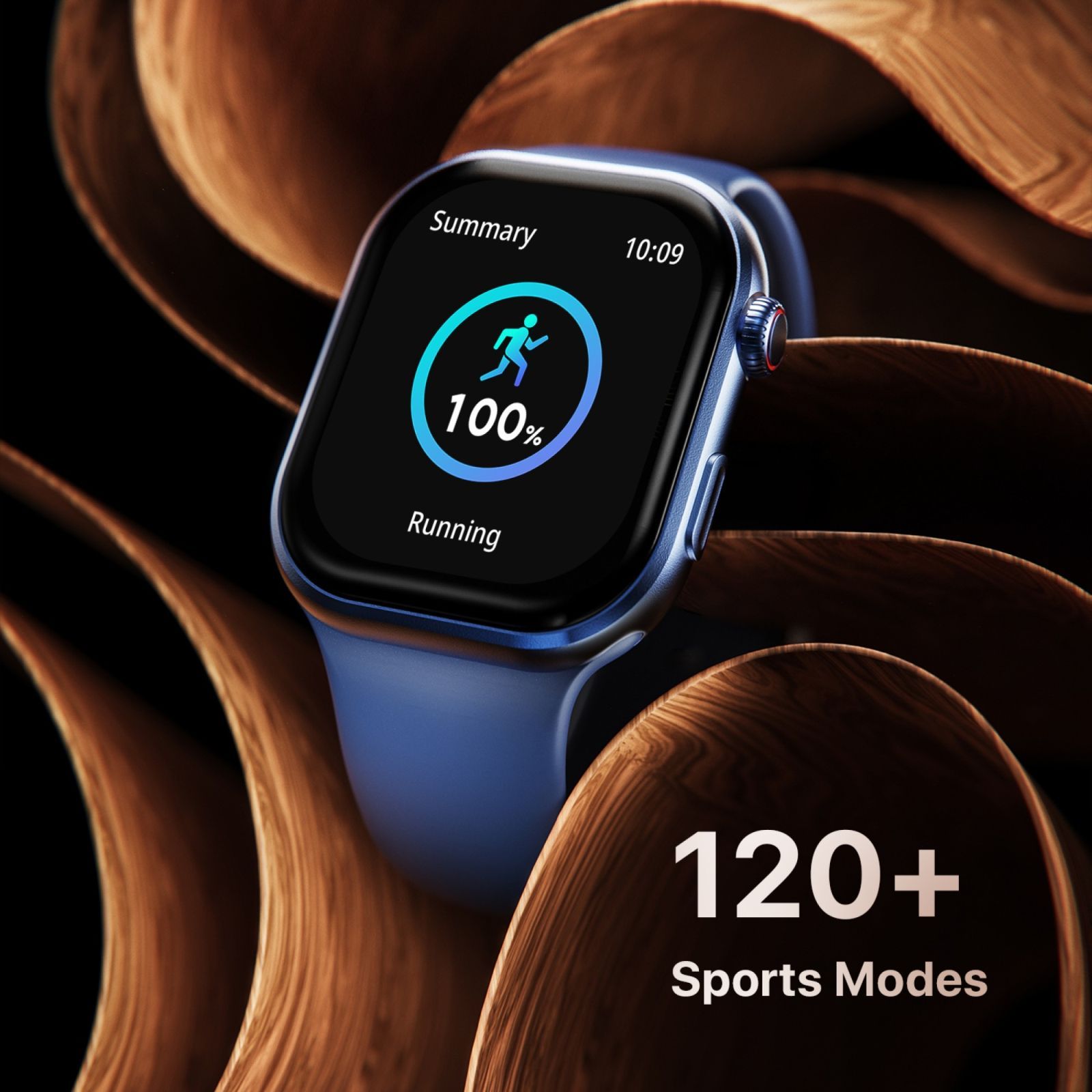 FIRE-BOLTT Brillia Smartwatch with Bluetooth Calling (51.30mm AMOLED Display, IP67 Water Resistant, Blue Strap)_8