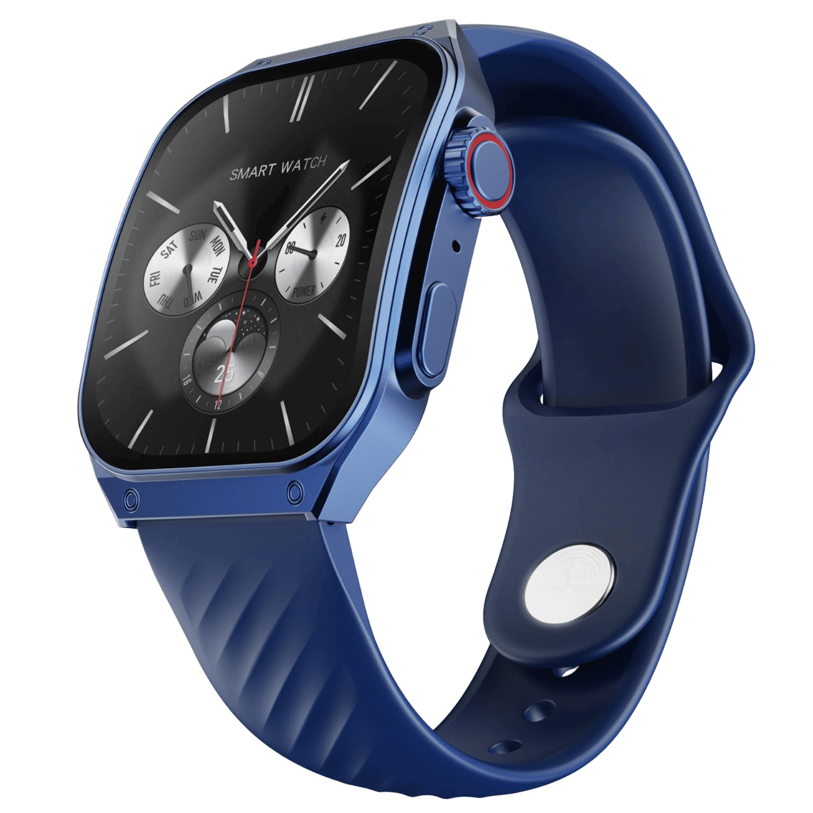 Fire-Boltt ARC Smartwatch with Bluetooth Calling (49.7mm AMOLED Display, IP65 Water Resistant, Midnight Blue Strap)_1