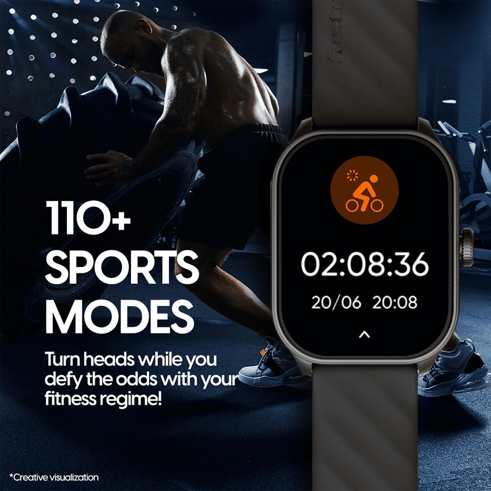 Buy fastrack Revoltt FS1 Pro Smartwatch with Bluetooth Calling (49.7mm ...