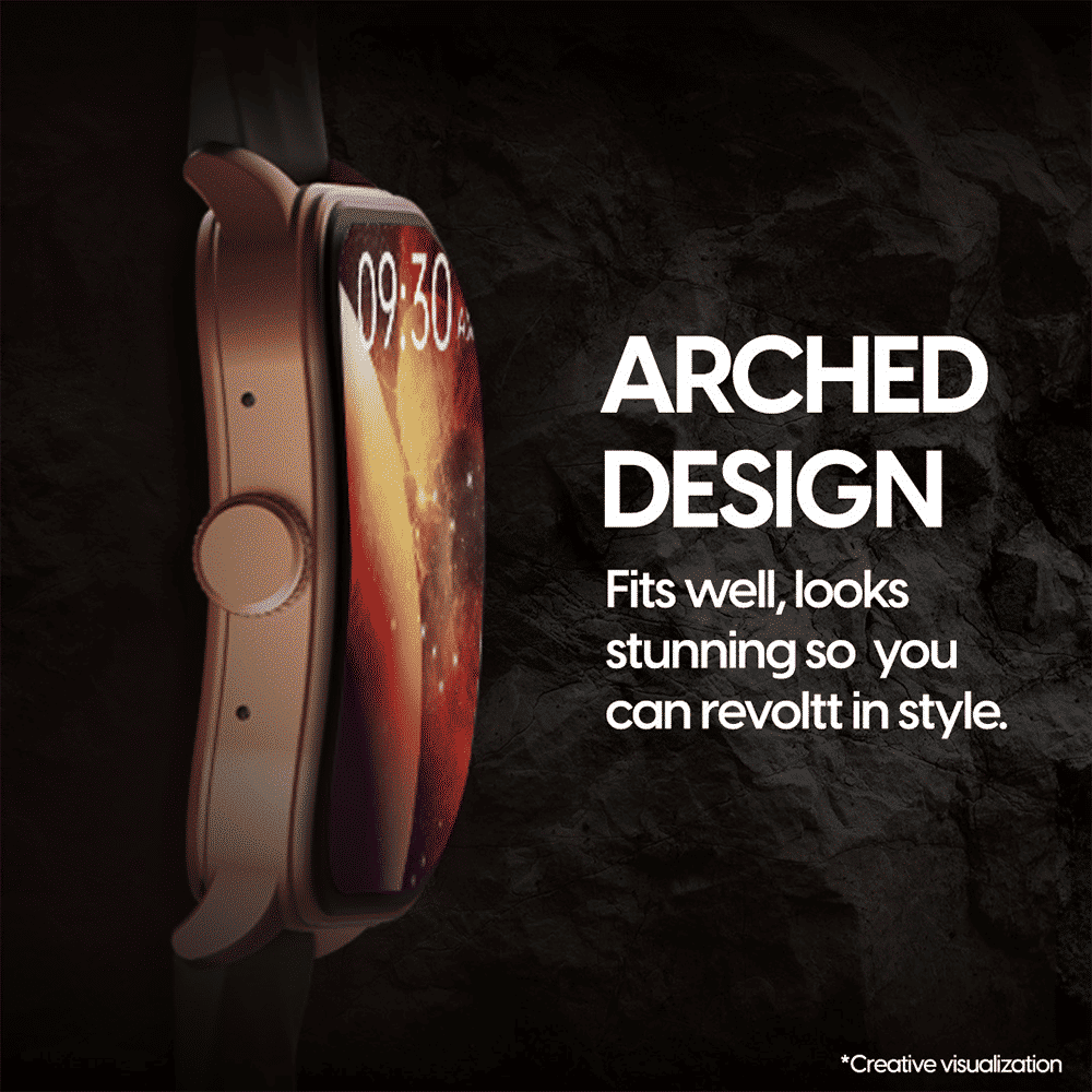 fastrack Revoltt FS1 Pro Smartwatch with Bluetooth Calling (49.7mm AMOLED Arched Display, IP68 Water Resistant, Black Strap)_11