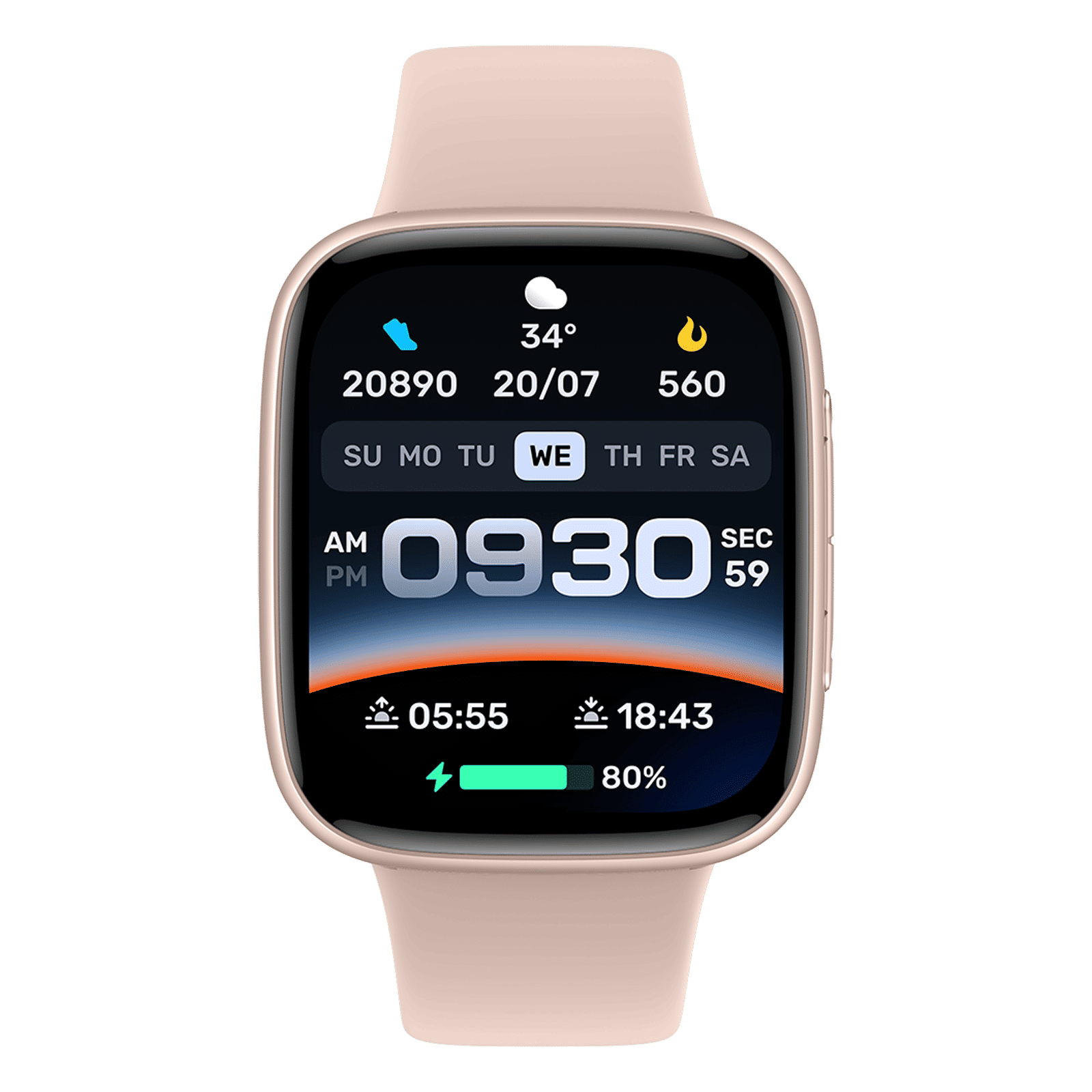 Croma Velocity S1 Smartwatch with Bluetooth Calling (47mm AMOLED Display, IP68 Water Resistant, Pink Strap) Croma Velocity S1 Smartwatch with Bluetooth Calling (47mm AMOLED Display, IP68 Water Resistant, Pink Strap)_1