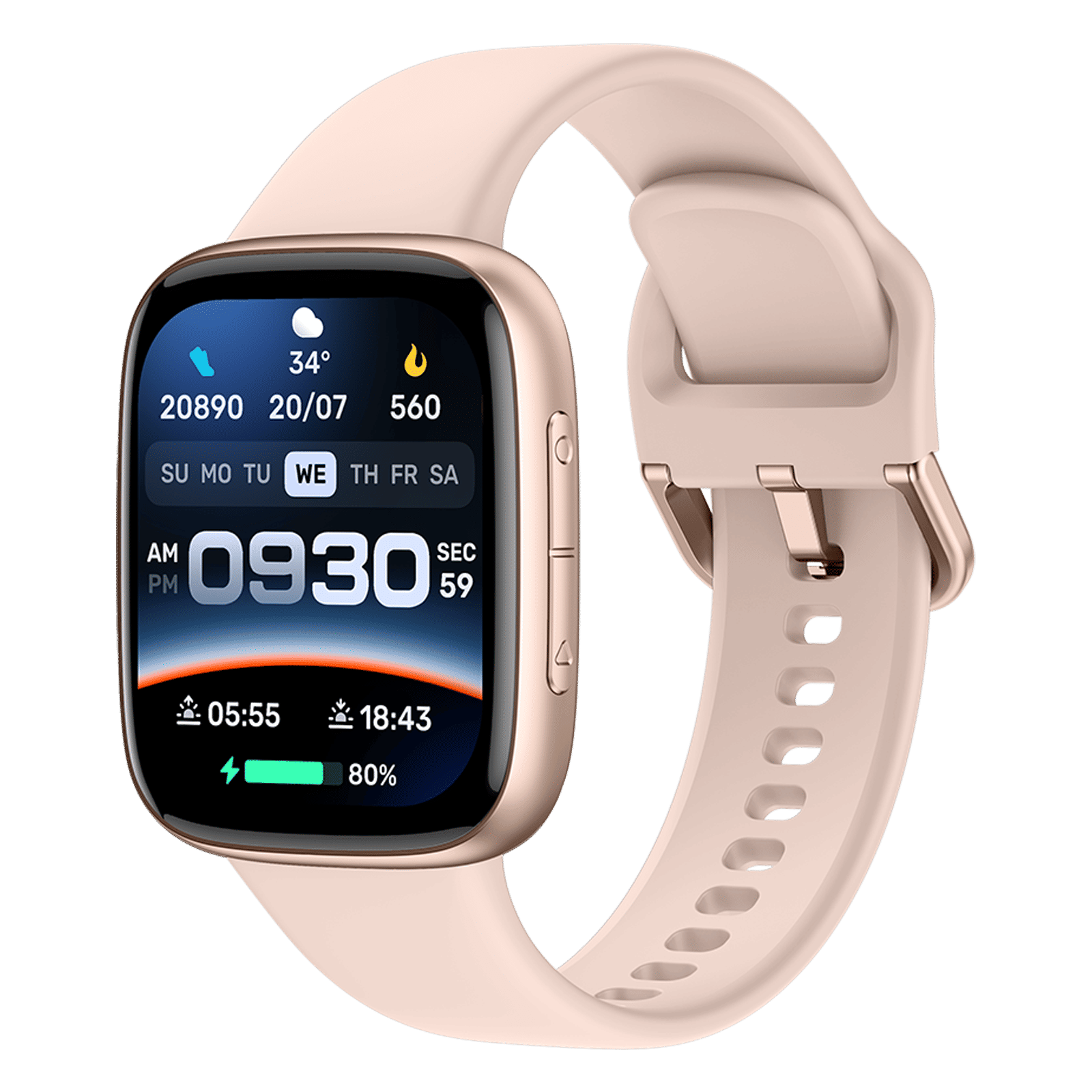 Croma Velocity S1 Smartwatch with Bluetooth Calling (47mm AMOLED Display, IP68 Water Resistant, Pink Strap) Croma Velocity S1 Smartwatch with Bluetooth Calling (47mm AMOLED Display, IP68 Water Resistant, Pink Strap)_3