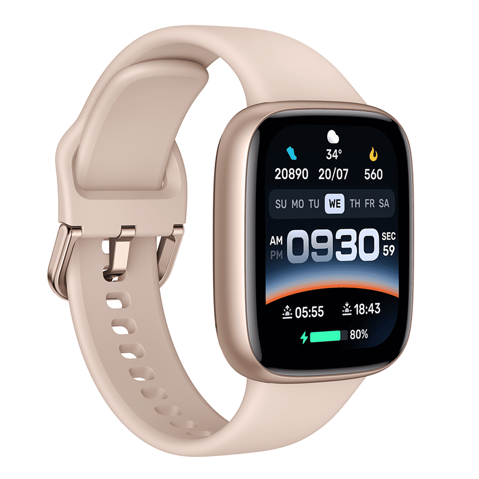 Croma Velocity S1 Smartwatch with Bluetooth Calling (47mm AMOLED Display, IP68 Water Resistant, Pink Strap) Croma Velocity S1 Smartwatch with Bluetooth Calling (47mm AMOLED Display, IP68 Water Resistant, Pink Strap)_4