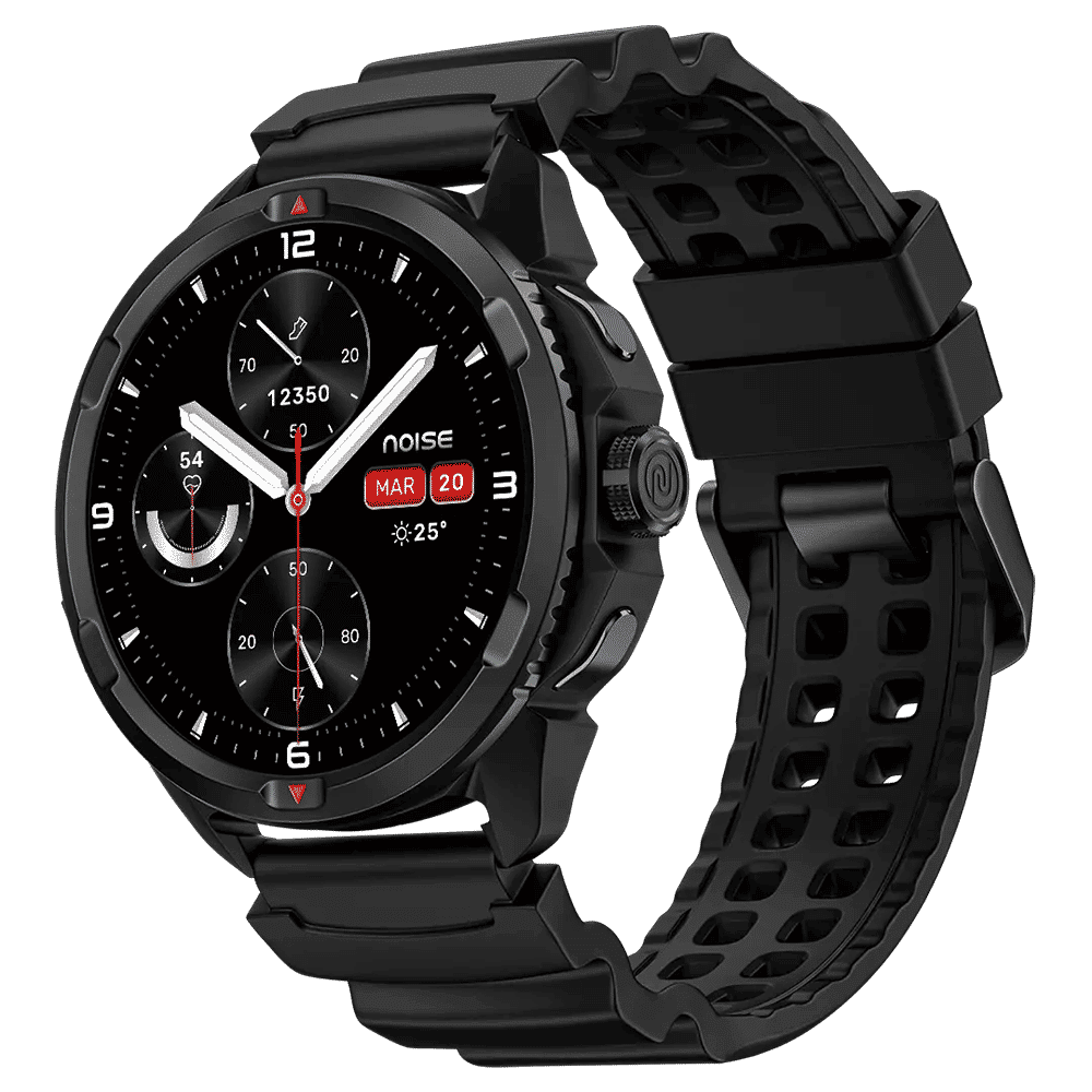 noise NoiseFit Endeavour Pro Smartwatch with Bluetooth Calling (38.1mm AMOLED Display, 5ATM Water Resistant, Carbon Black)_2