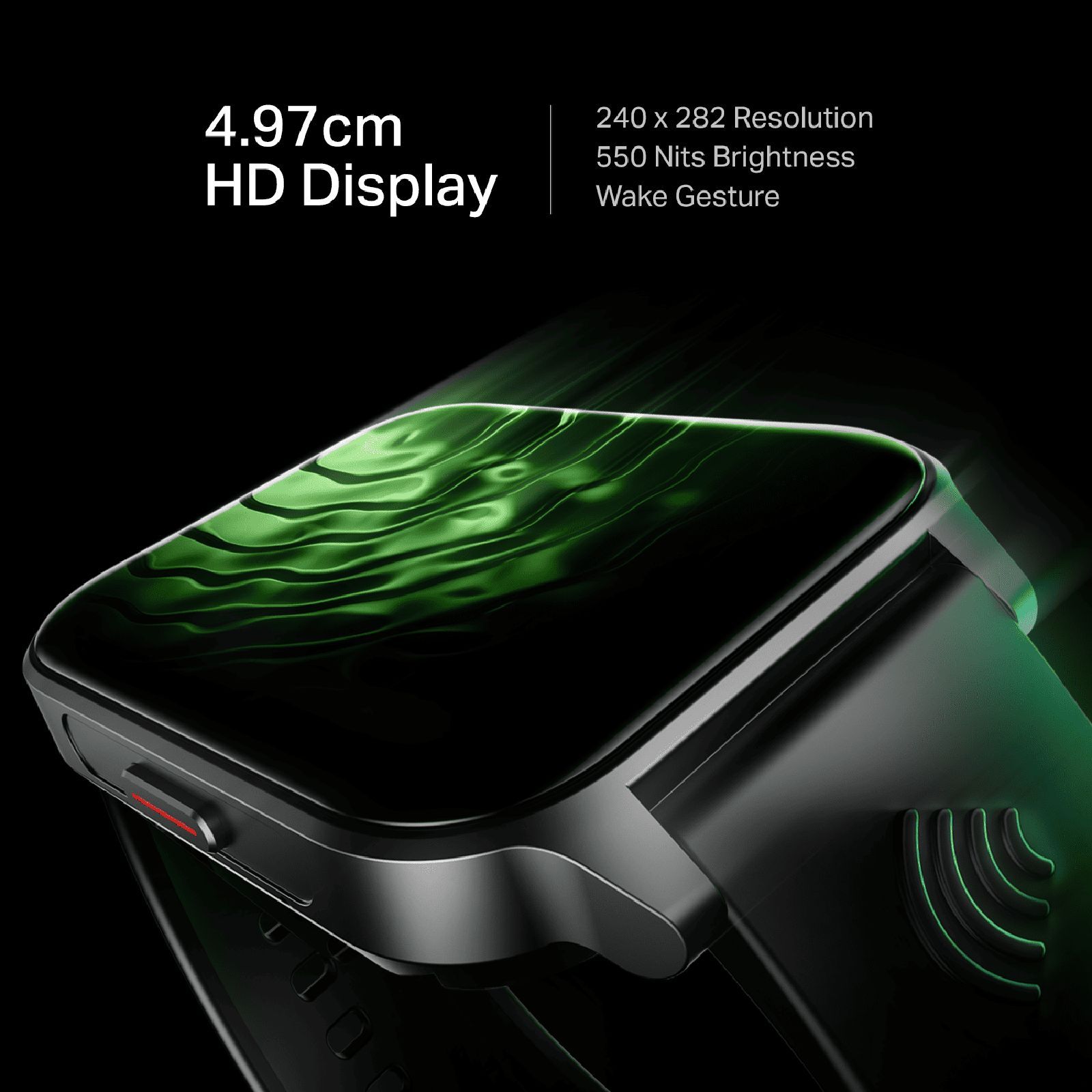 boAt Wave Fortune Smartwatch with Bluetooth Calling (49.7mm HD Display, IP68 Water Resistant, Active Black)_3