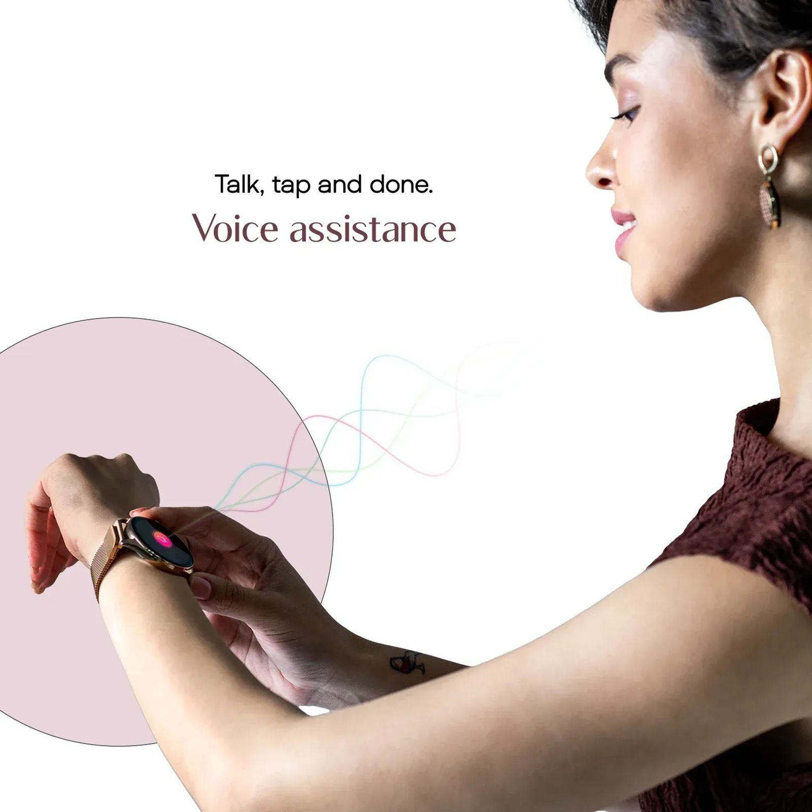 noise NoiseFit Twist 2 Smartwatch with Bluetooth Calling (36.32mm, AMOLED Display, IP67 Water Resistant, Rose Pink Strap) noise NoiseFit Twist 2 Smartwatch with Bluetooth Calling (36.32mm, AMOLED Display, IP67 Water Resistant, Rose Pink Strap)_6