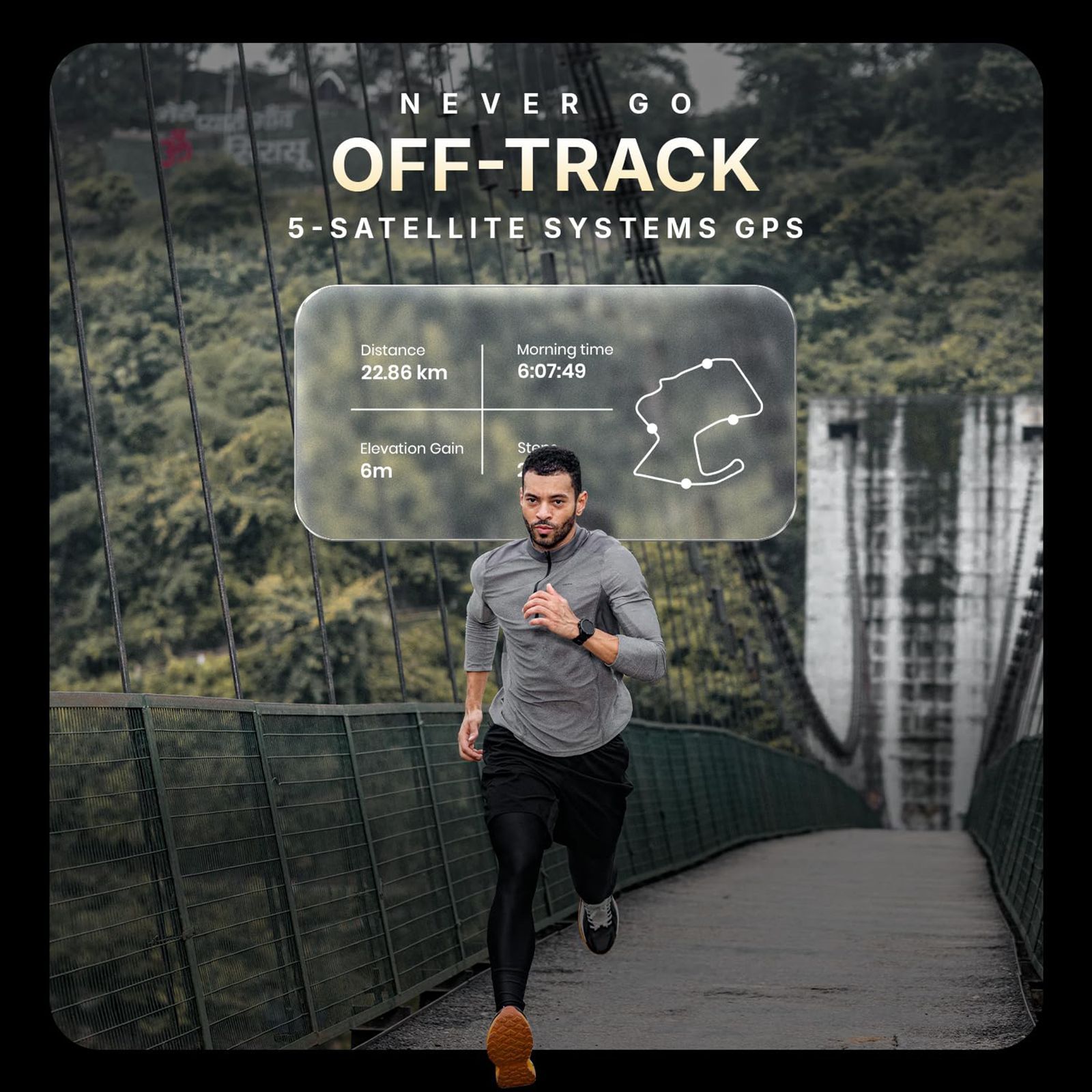 noise NoiseFit Endeavour 2 Smartwatch with Bluetooth Calling (37.08mm AMOLED Display, 5 ATM Water Resistant, Jet Black Strap)_5