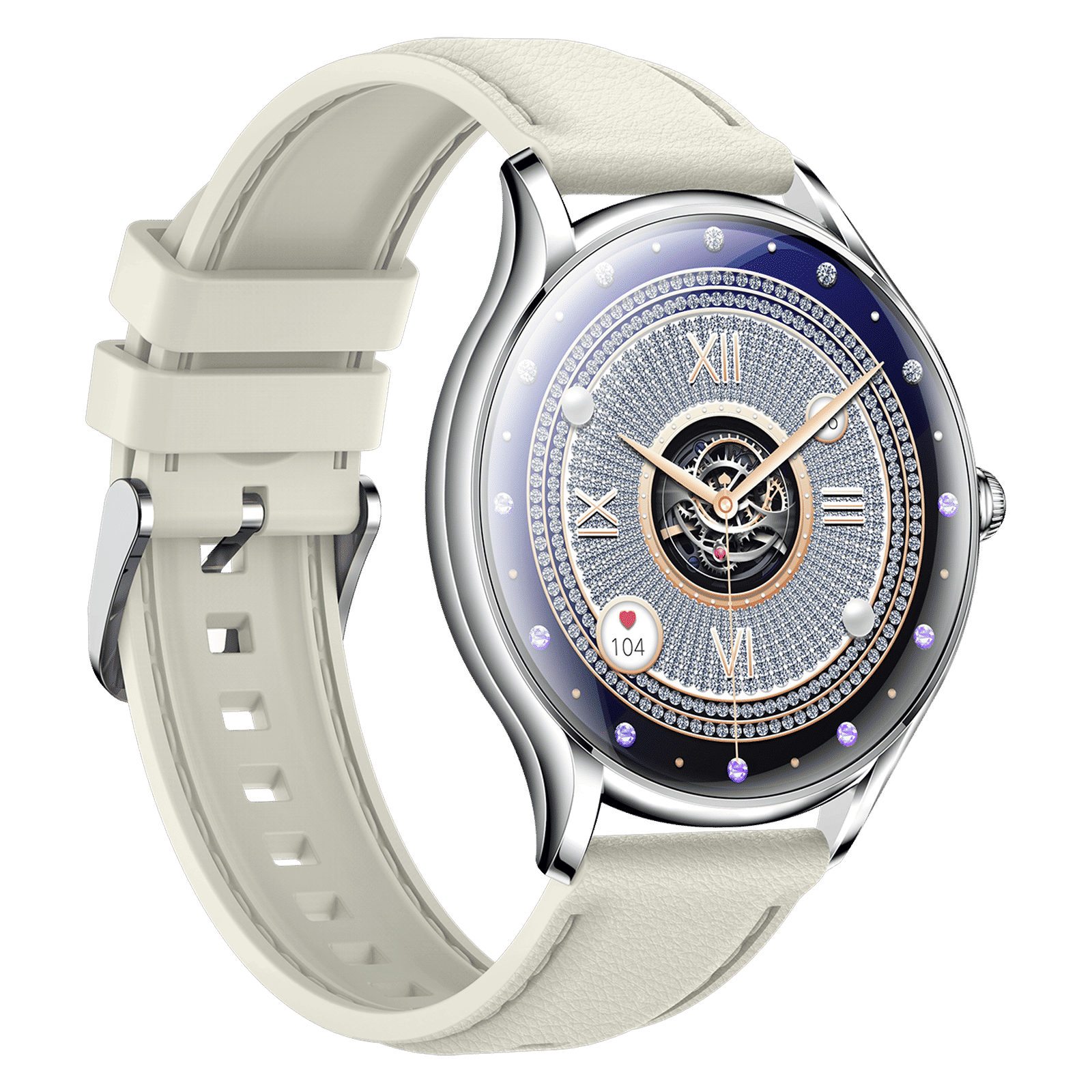 Croma Stride M1 Smartwatch with Bluetooth Calling (36.32mm AMOLED Display, IP67 Water Resistant, Black & Silver Strap) Croma Stride M1 Smartwatch with Bluetooth Calling (36.32mm AMOLED Display, IP67 Water Resistant, Black & Silver Strap)_3