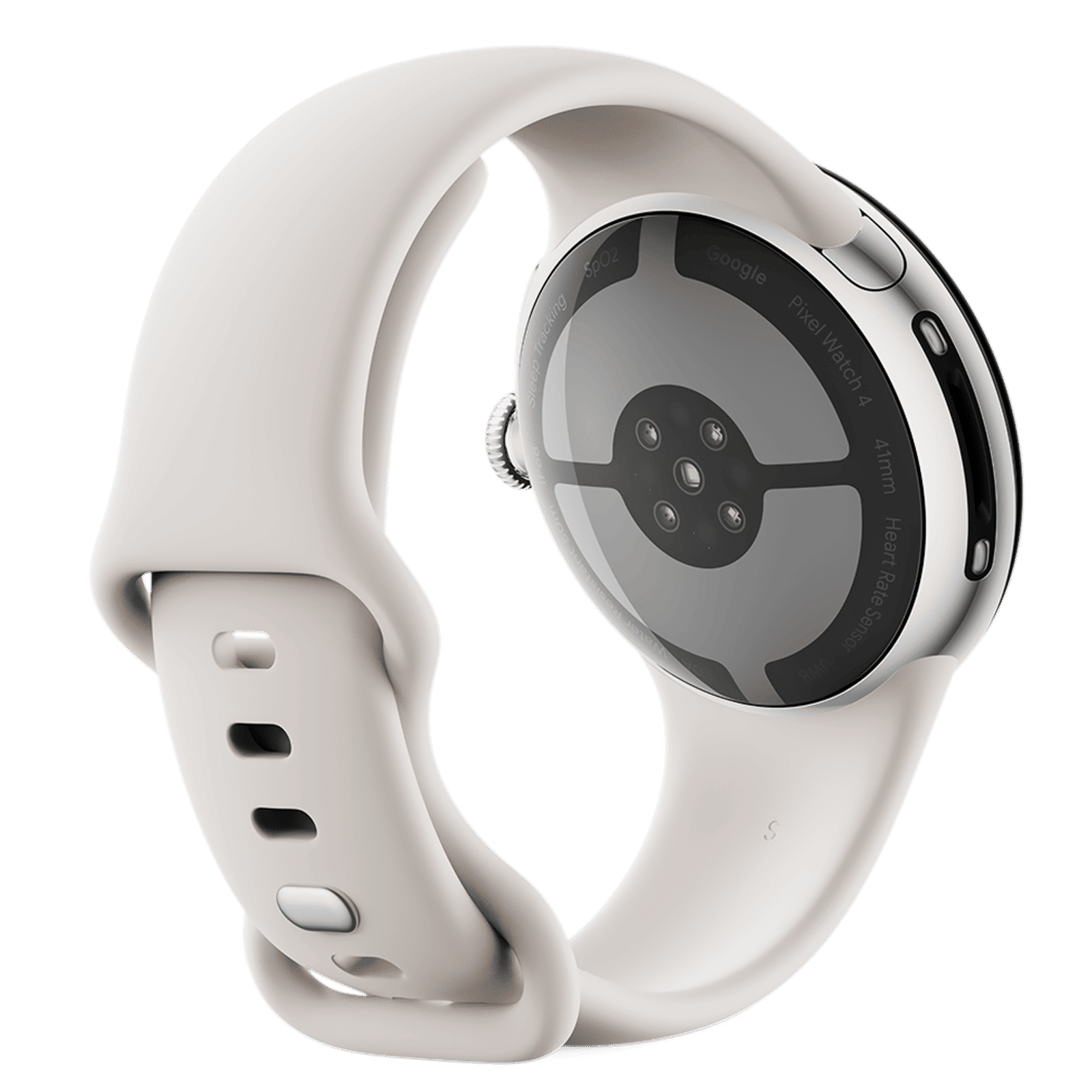 Google Pixel Watch 4 Wi-Fi+Bluetooth Wear OS 6.0 Smartwatch (41mm AMOLED LTPO Display, Qualcomm Snapdragon W5 Gen 2 Cortex-M55, Health Tracking Insights, Porcelain Active Band)_4