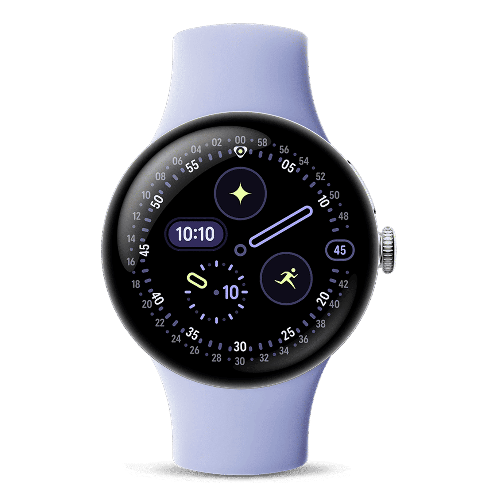 Google Pixel Watch 4 Wi-Fi+Bluetooth Wear OS 6.0 Smartwatch (41mm AMOLED LTPO Display, Qualcomm Snapdragon W5 Gen 2 Cortex-M55, Health Tracking Insights, Iris Active Band)_1