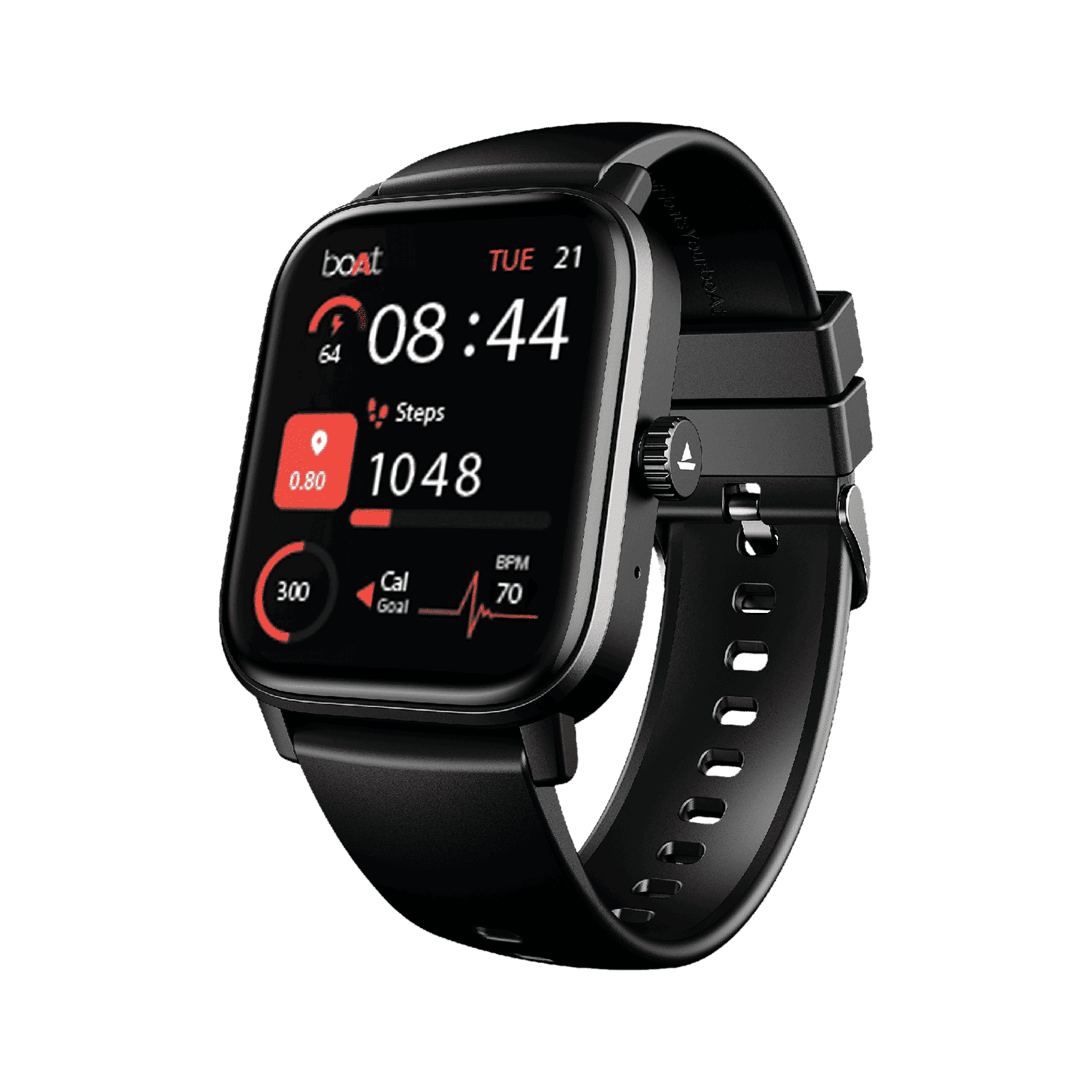 boAt Wave Astra Neo Smartwatch with Bluetooth Calling (46.4mm HD Display, IP68 Dust, Sweat, Splash Resistance, Active Black Strap)_1