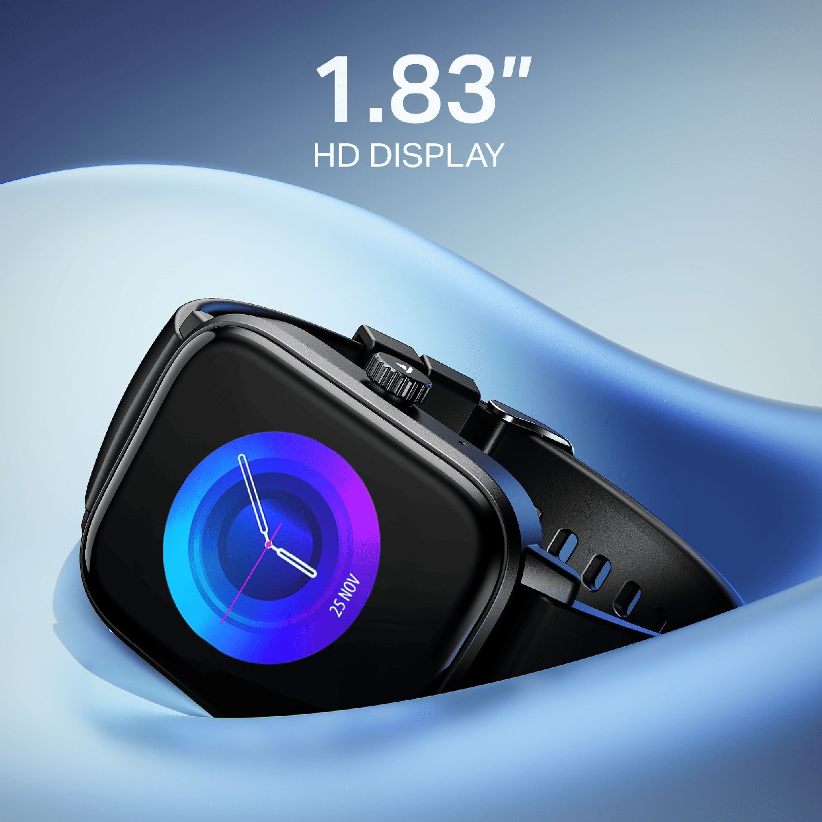 boAt Wave Astra Neo Smartwatch with Bluetooth Calling (46.4mm HD Display, IP68 Dust, Sweat, Splash Resistance, Active Black Strap)_2