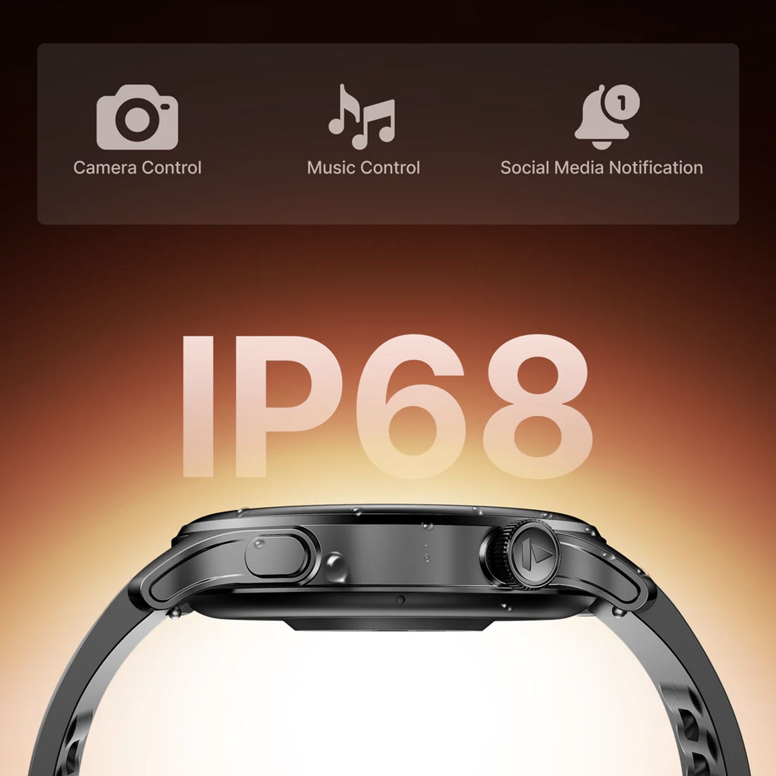 boAt Ultima Summit Smartwatch with Bluetooth Calling (36.32mm AMOLED Display, IP68 Water Resistant, Onyx Black Strap)_3