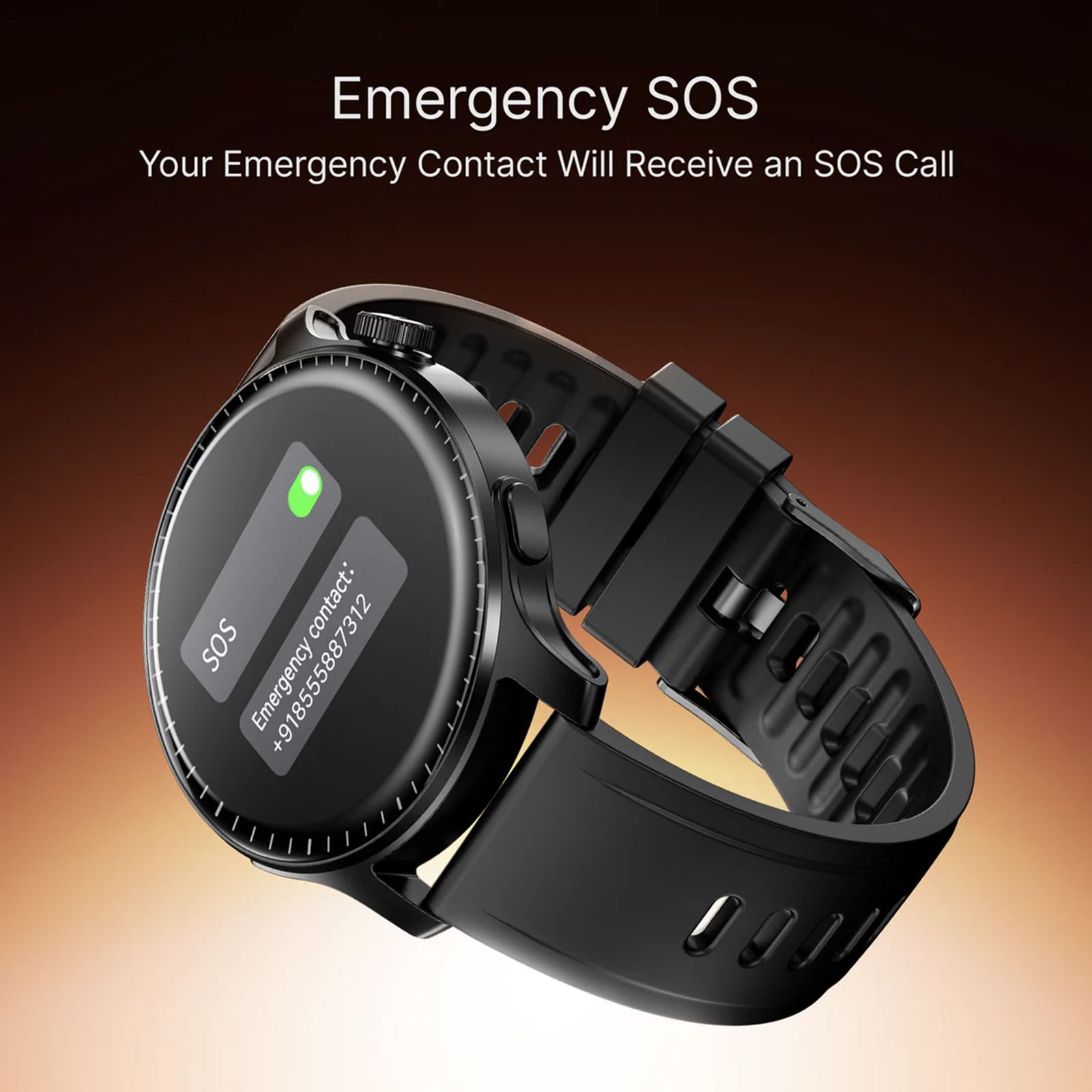 boAt Ultima Summit Smartwatch with Bluetooth Calling (36.32mm AMOLED Display, IP68 Water Resistant, Onyx Black Strap)_4