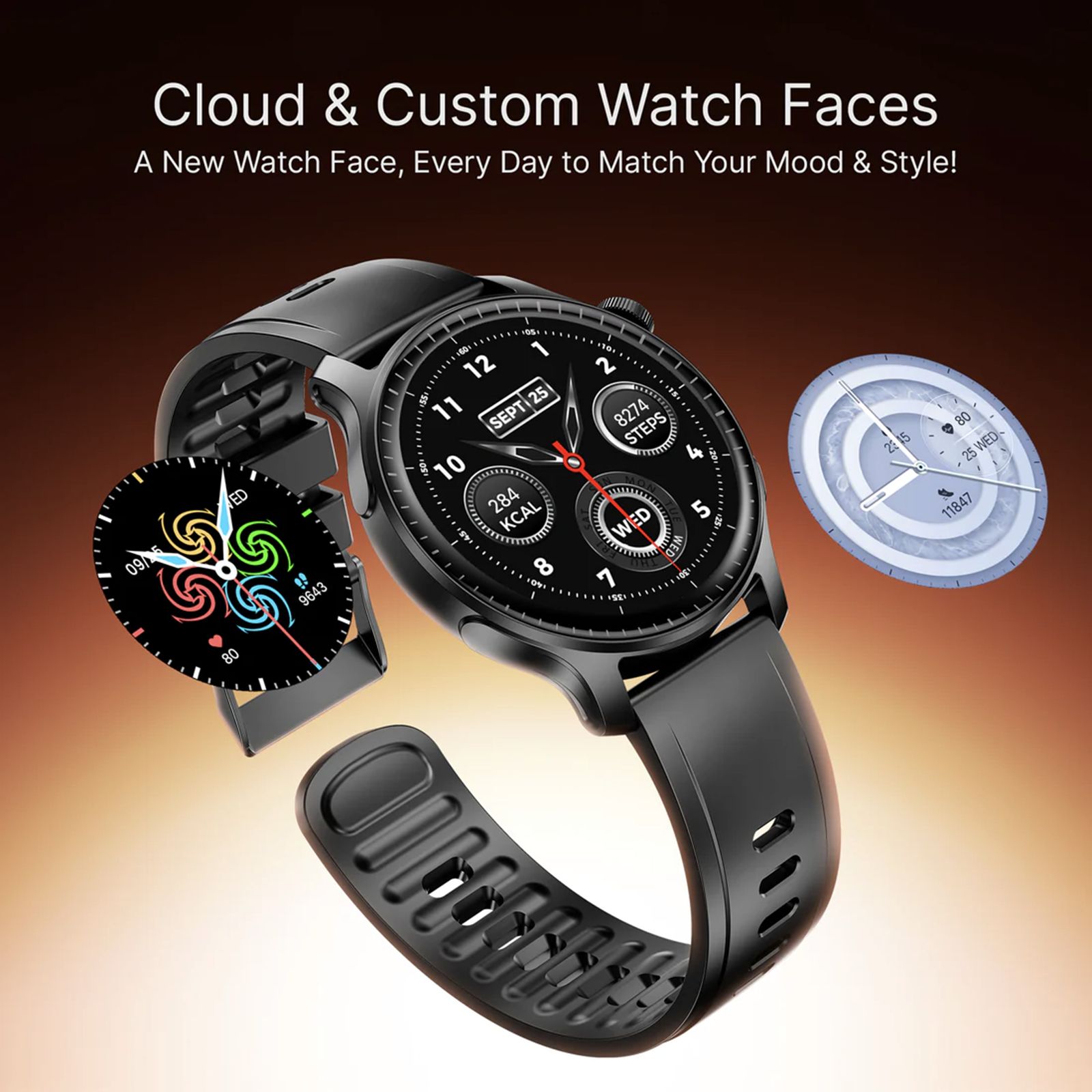 boAt Ultima Summit Smartwatch with Bluetooth Calling (36.32mm AMOLED Display, IP68 Water Resistant, Onyx Black Strap)_7