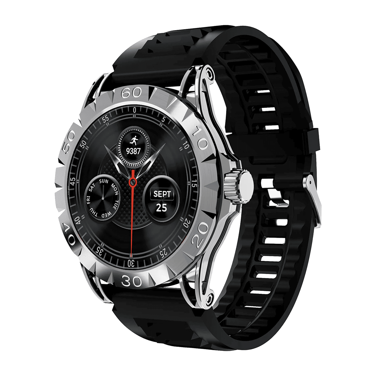 boAt Enigma Orion Smartwatch with Bluetooth Calling (35.3mm HD Display, IP67 Water Resistant, Active Black Strap)_1
