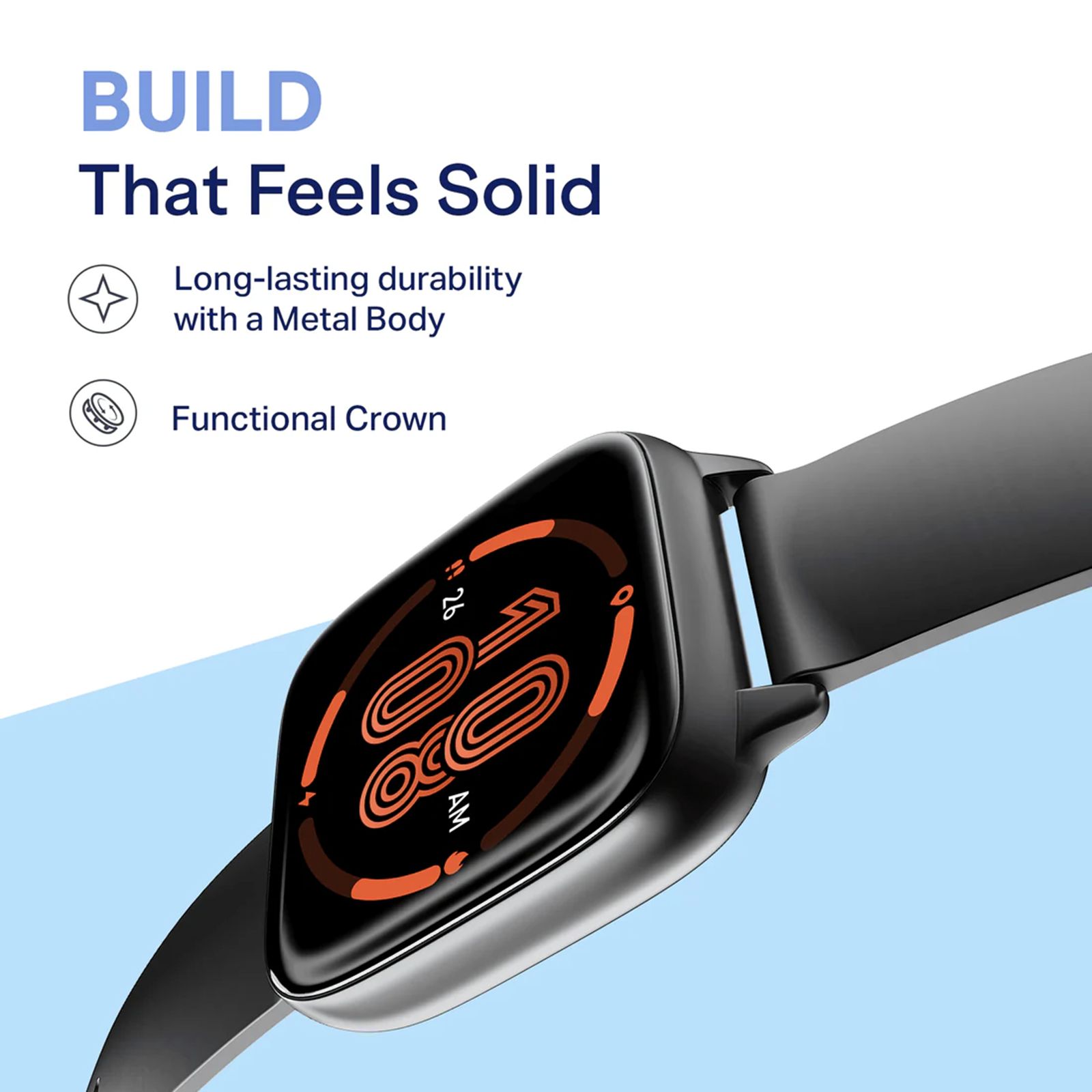 boAt Storm Verge Smartwatch with Bluetooth Calling (43.7mm Ultra HD Display, IP68 Dust, Sweat & Splash Resistance, Active Black Strap)_2