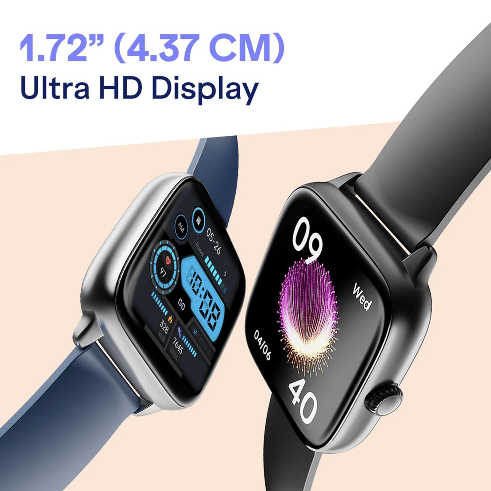 boAt Storm Verge Smartwatch with Bluetooth Calling (43.7mm Ultra HD Display, IP68 Dust, Sweat & Splash Resistance, Active Black Strap)_3