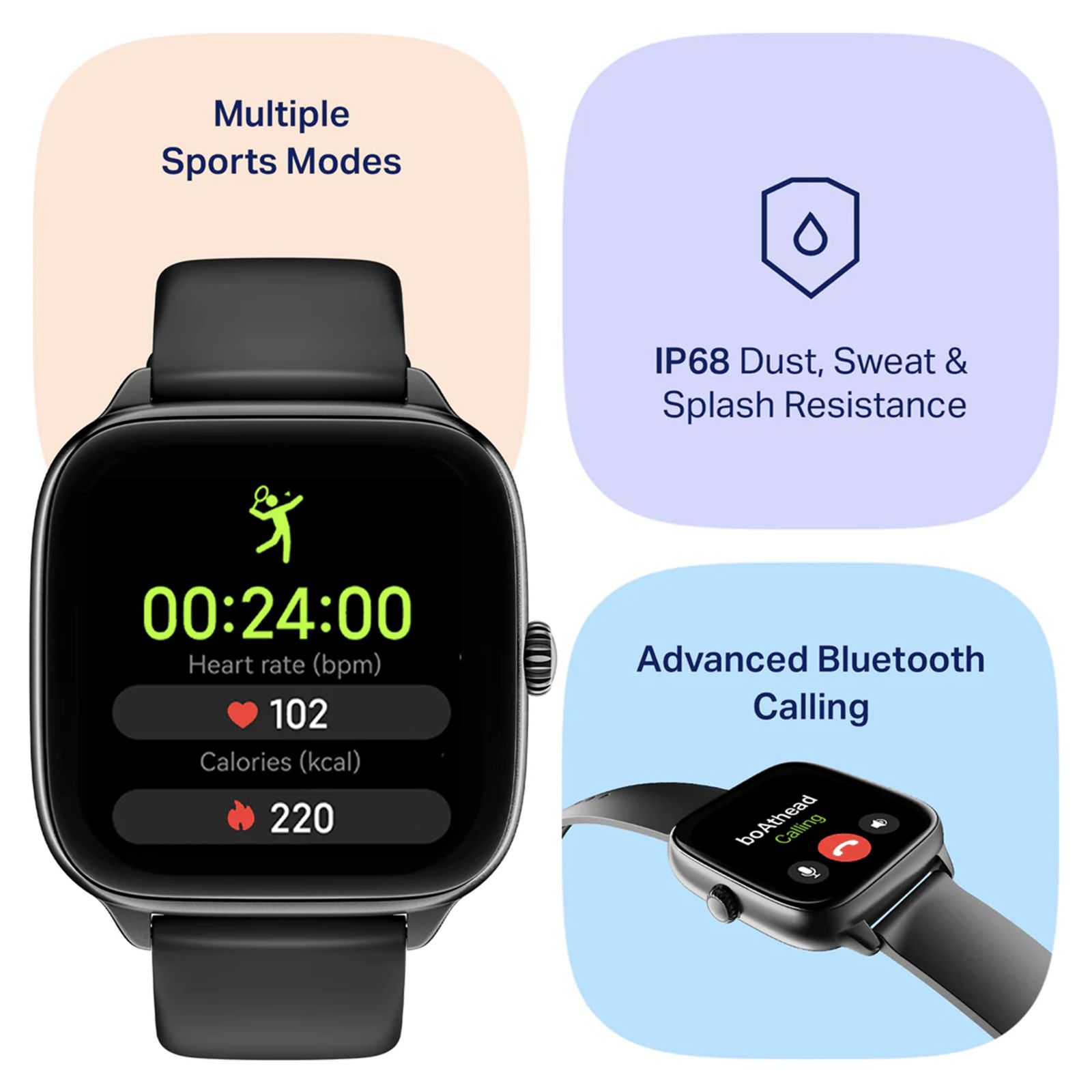 boAt Storm Verge Smartwatch with Bluetooth Calling (43.7mm Ultra HD Display, IP68 Dust, Sweat & Splash Resistance, Active Black Strap)_6