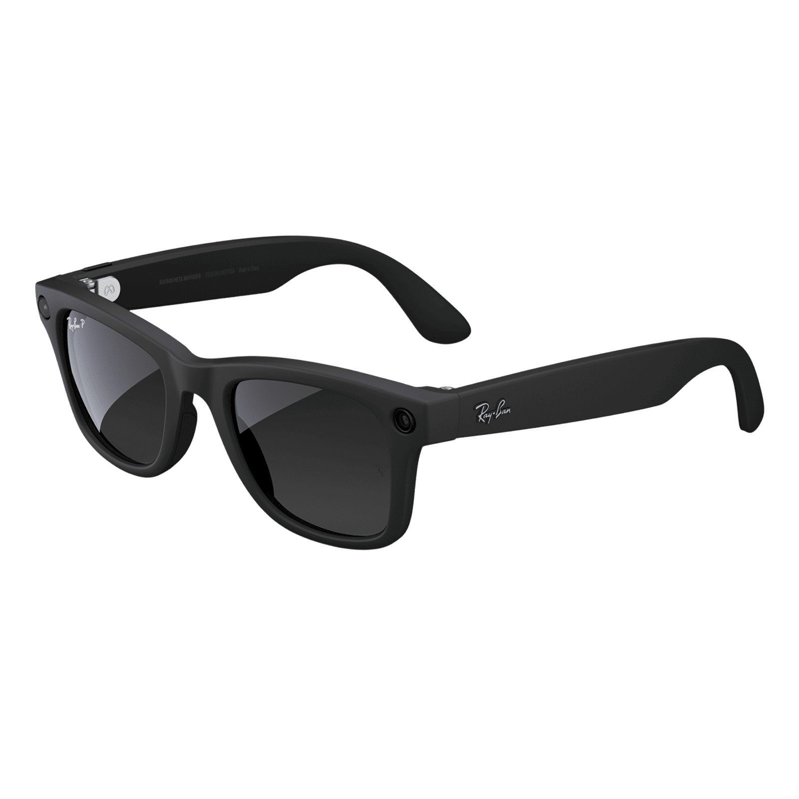 Ray-Ban Meta Wayfarer (Gen 1) Meta AI Glasses (12MP Ultra-Wide Camera, AI Voice Assistant, Open-ear Audio, Live Translation, Grey Polarised Lenses, Standard, Matte Black) Ray-Ban Meta Wayfarer (Gen 1) Meta AI Glasses (12MP Ultra-Wide Camera, AI Voice Assistant, Open-ear Audio, Live Translation, Grey Polarised Lenses, Standard, Matte Black)_1