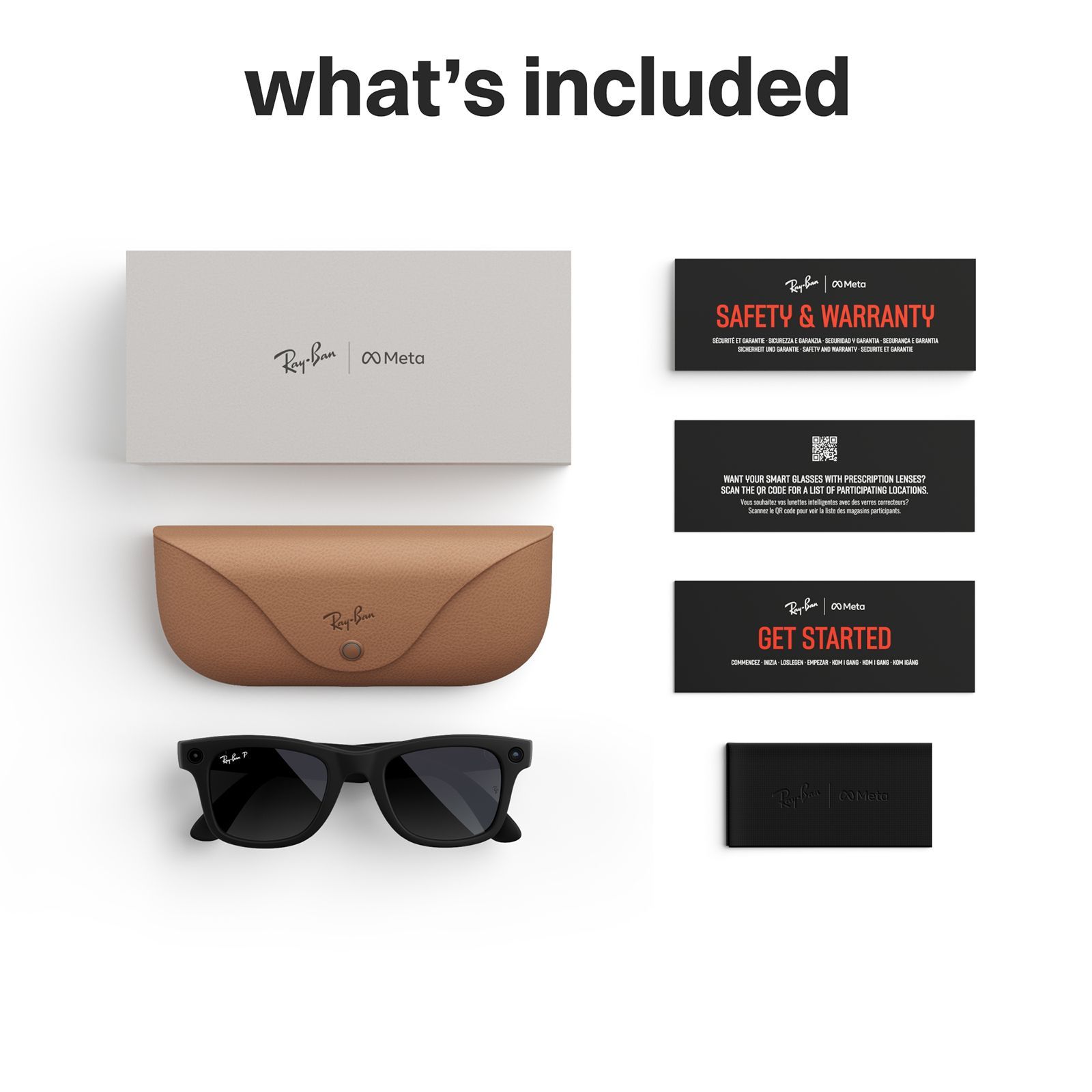 Ray-Ban Meta Wayfarer (Gen 1) Meta AI Glasses (12MP Ultra-Wide Camera, AI Voice Assistant, Open-ear Audio, Live Translation, Grey Polarised Lenses, Standard, Matte Black) Ray-Ban Meta Wayfarer (Gen 1) Meta AI Glasses (12MP Ultra-Wide Camera, AI Voice Assistant, Open-ear Audio, Live Translation, Grey Polarised Lenses, Standard, Matte Black)_7