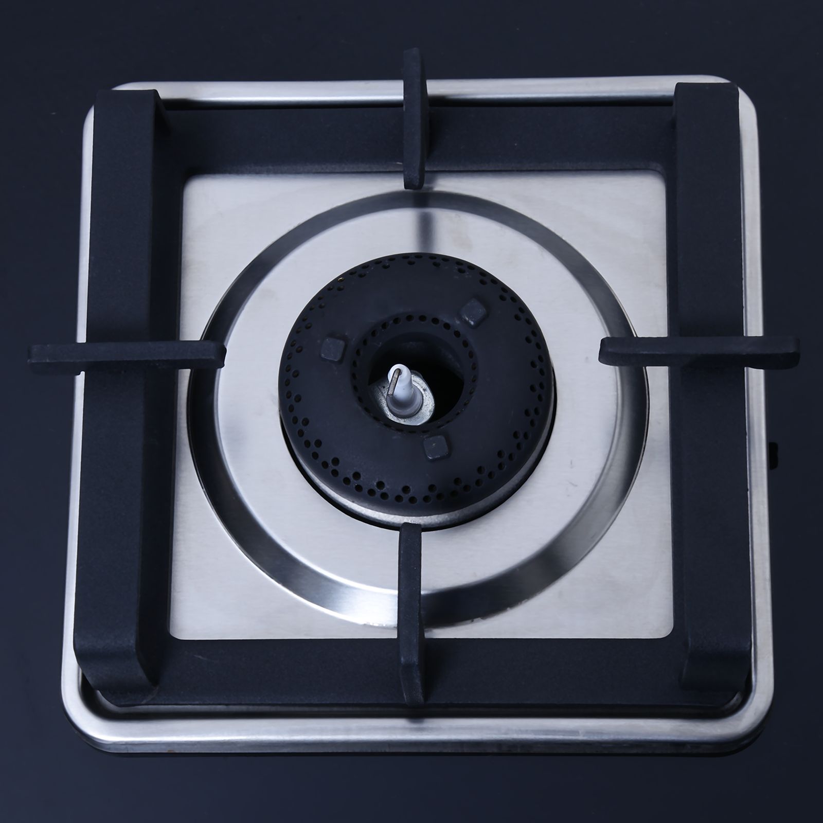 Croma Toughened Glass Top 3 Burner Automatic Hob (Double Drip Tray, Black)_4