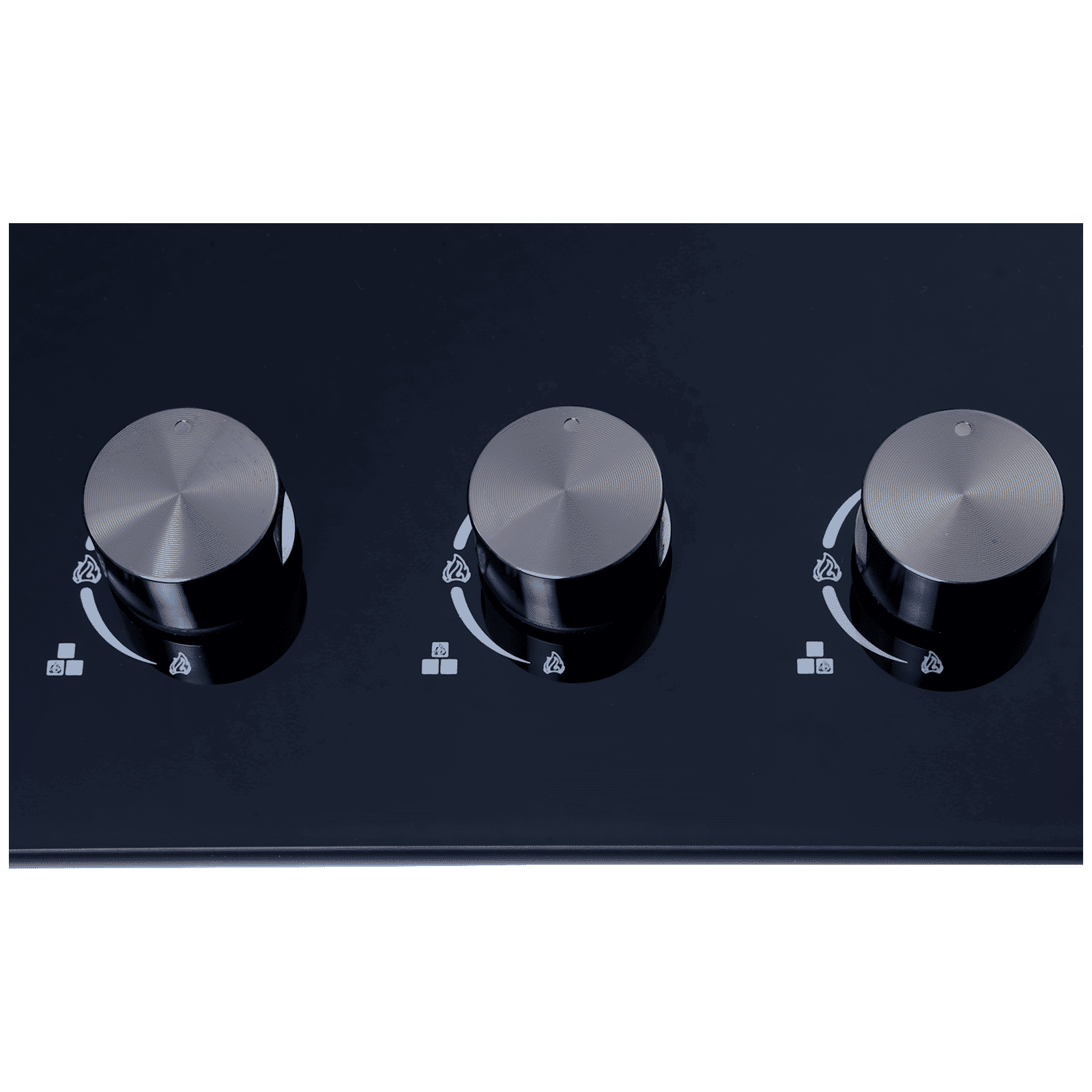 Croma Toughened Glass Top 3 Burner Automatic Hob (Double Drip Tray, Black)_5